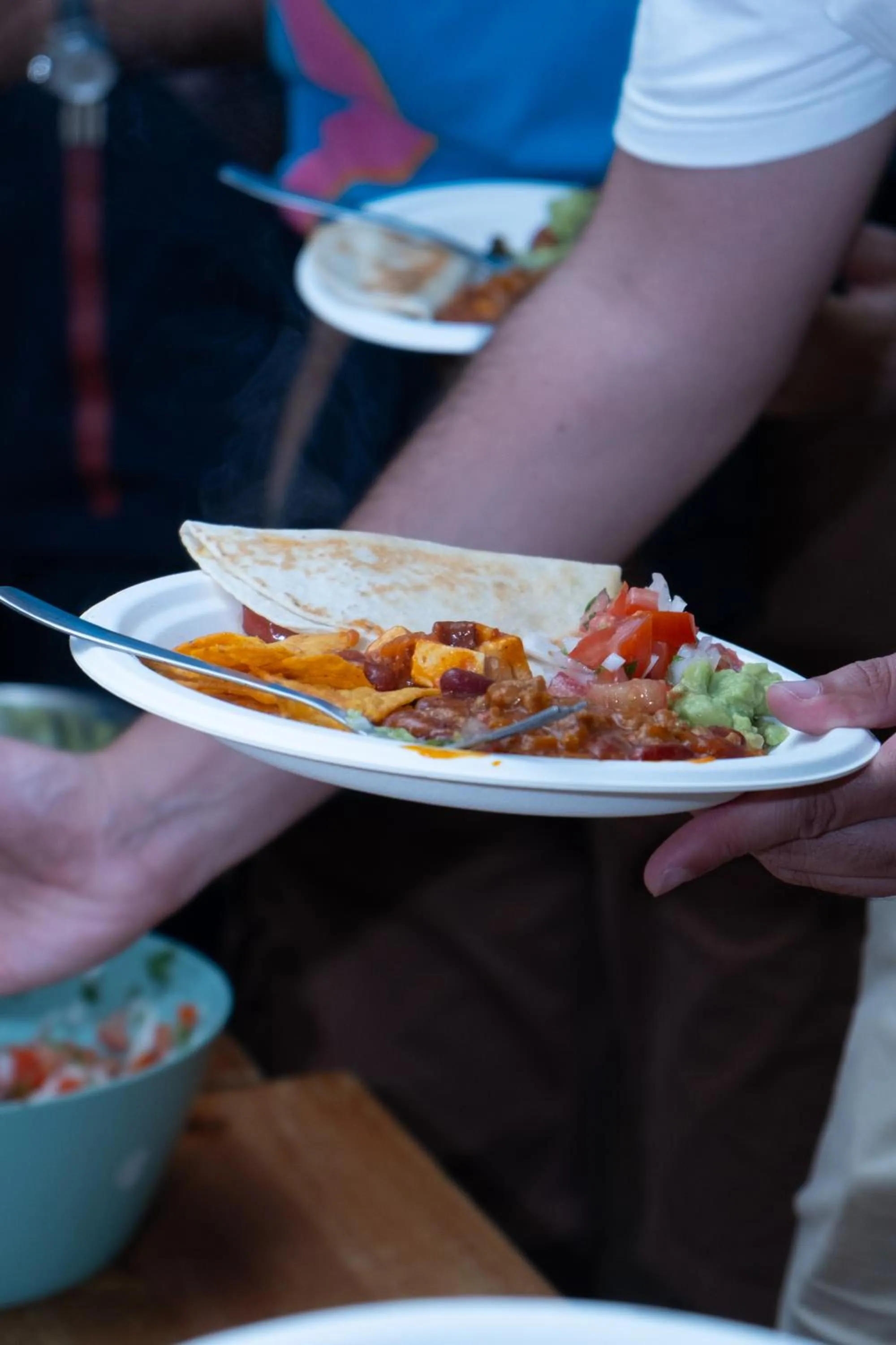 Dinner in 360 Hostel Borne