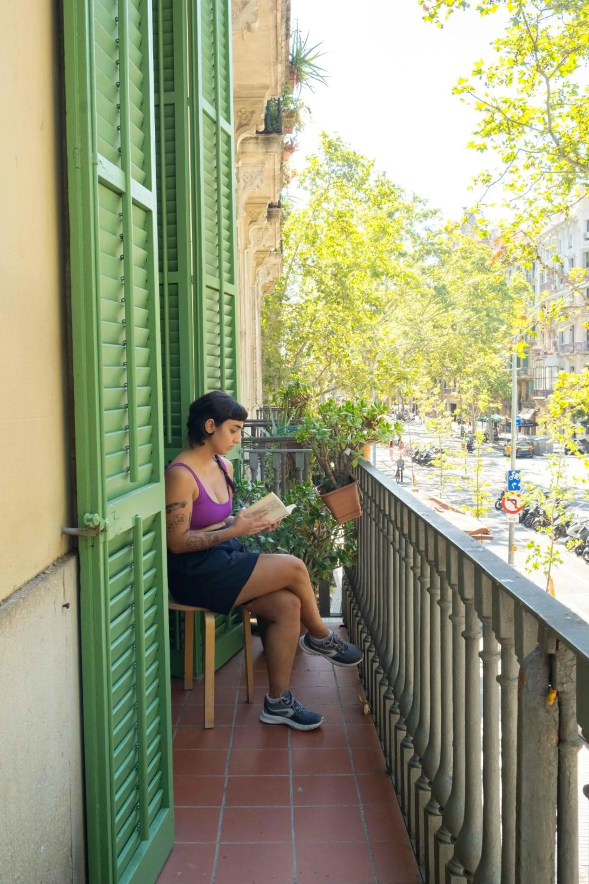 Balcony/Terrace in 360 Hostel Borne