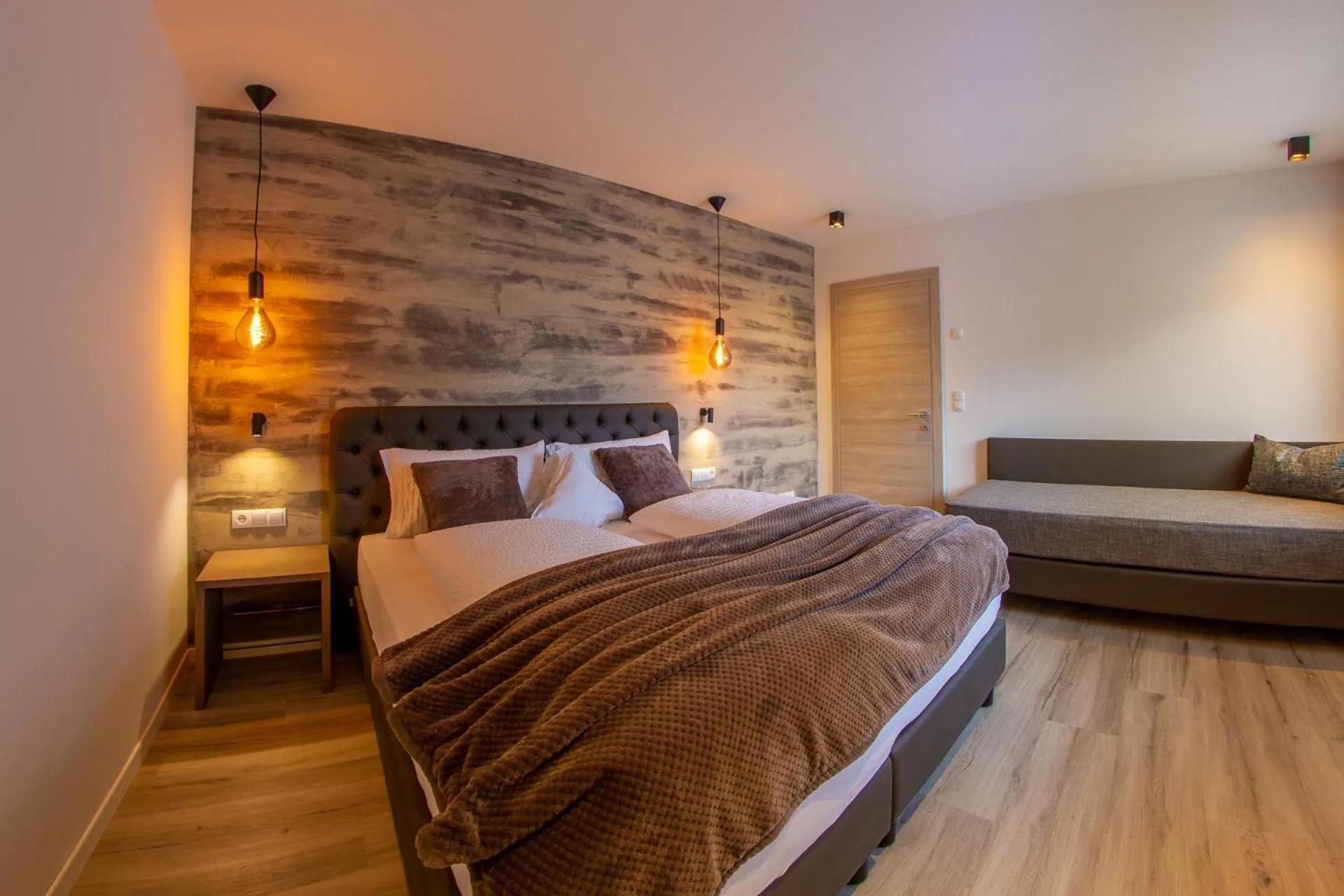 Bed in Apartments Lichtenberg