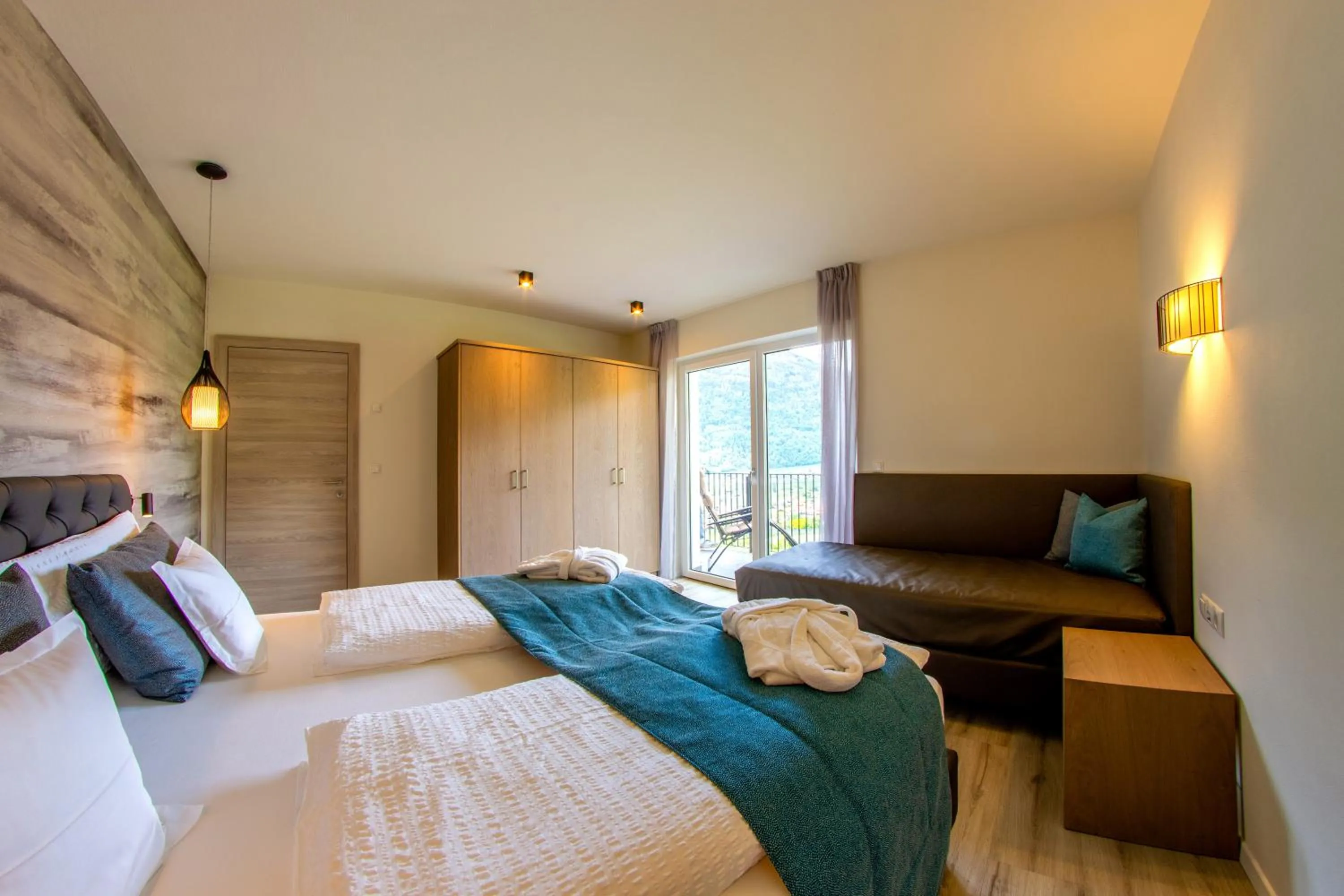Bed in Apartments Lichtenberg