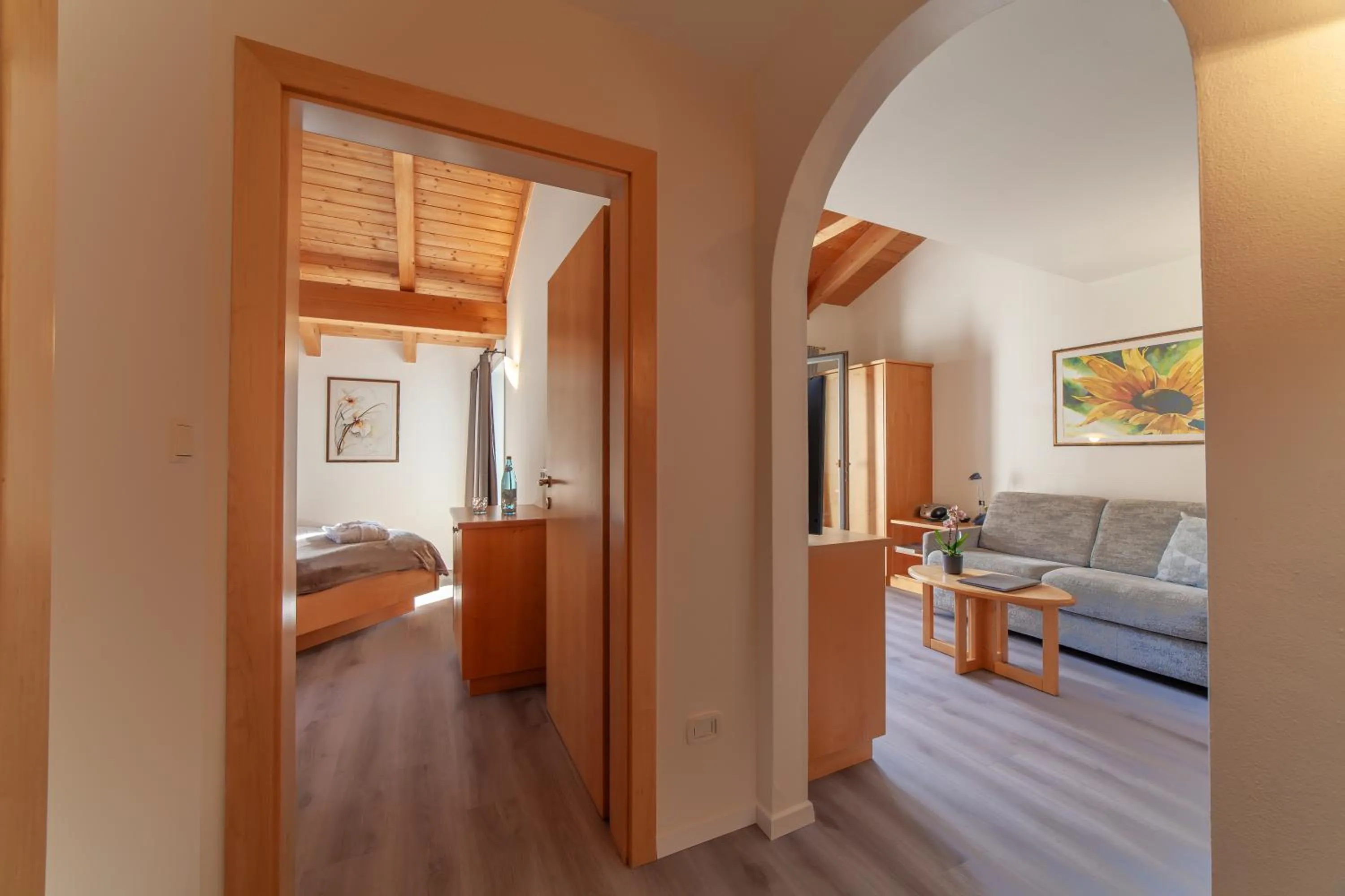 Bed in Apartments Lichtenberg