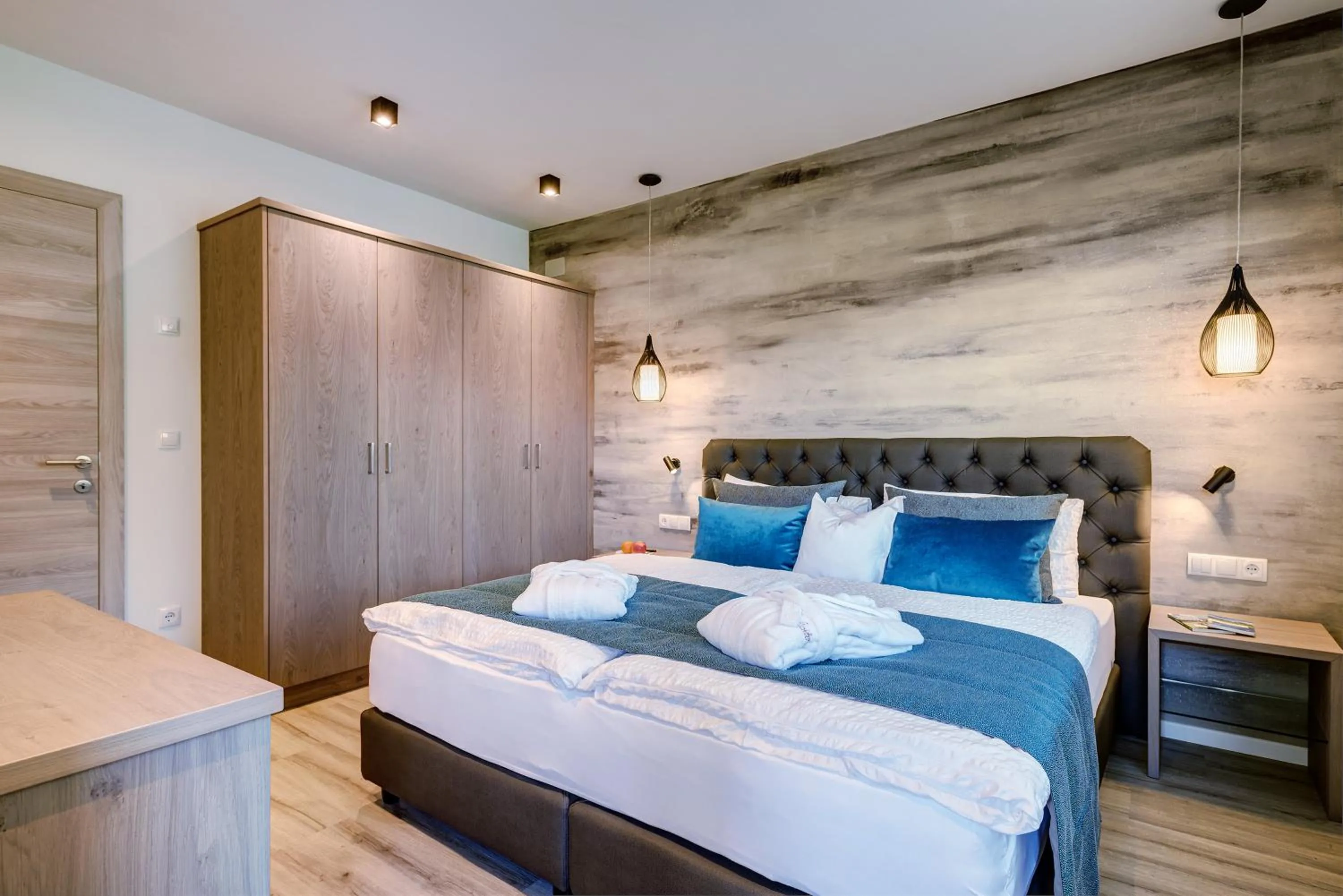 Bed in Apartments Lichtenberg
