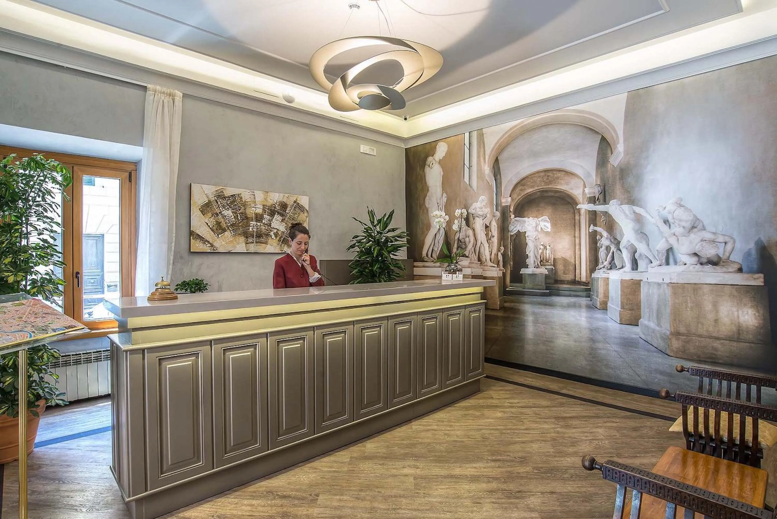 Lobby or reception in Hotel Museum