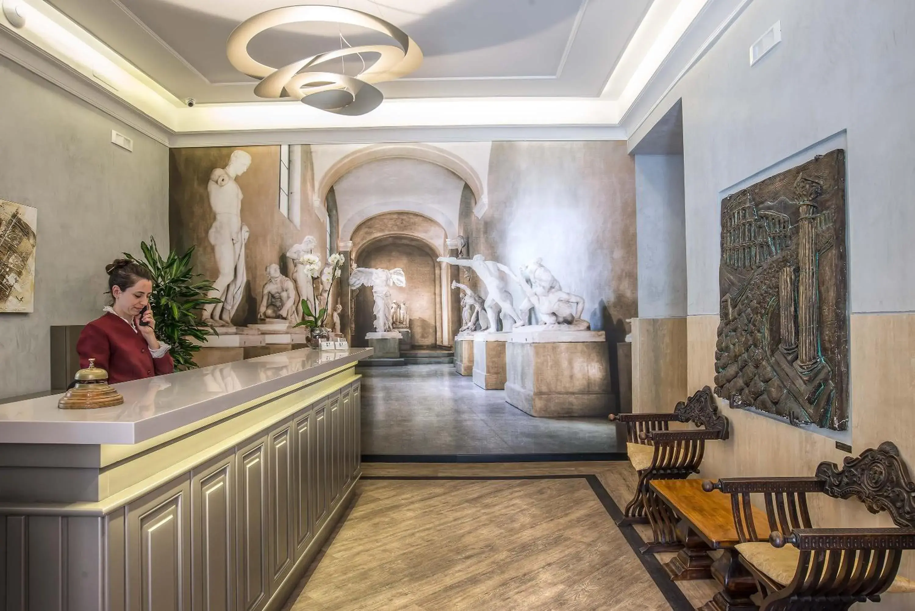 Lobby or reception in Hotel Museum Lobby or reception in Hotel Museum