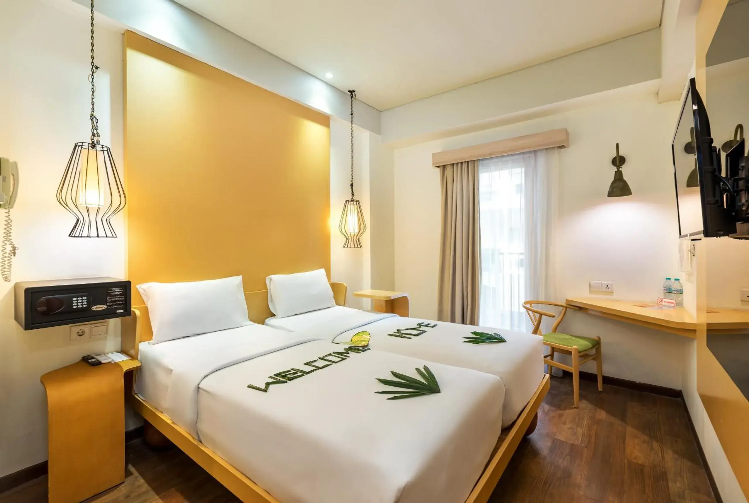 Bedroom, Bed in Boss Legian Hotel Powered by Archipelago Bedroom, Bed in Boss Legian Hotel Powered by Archipelago