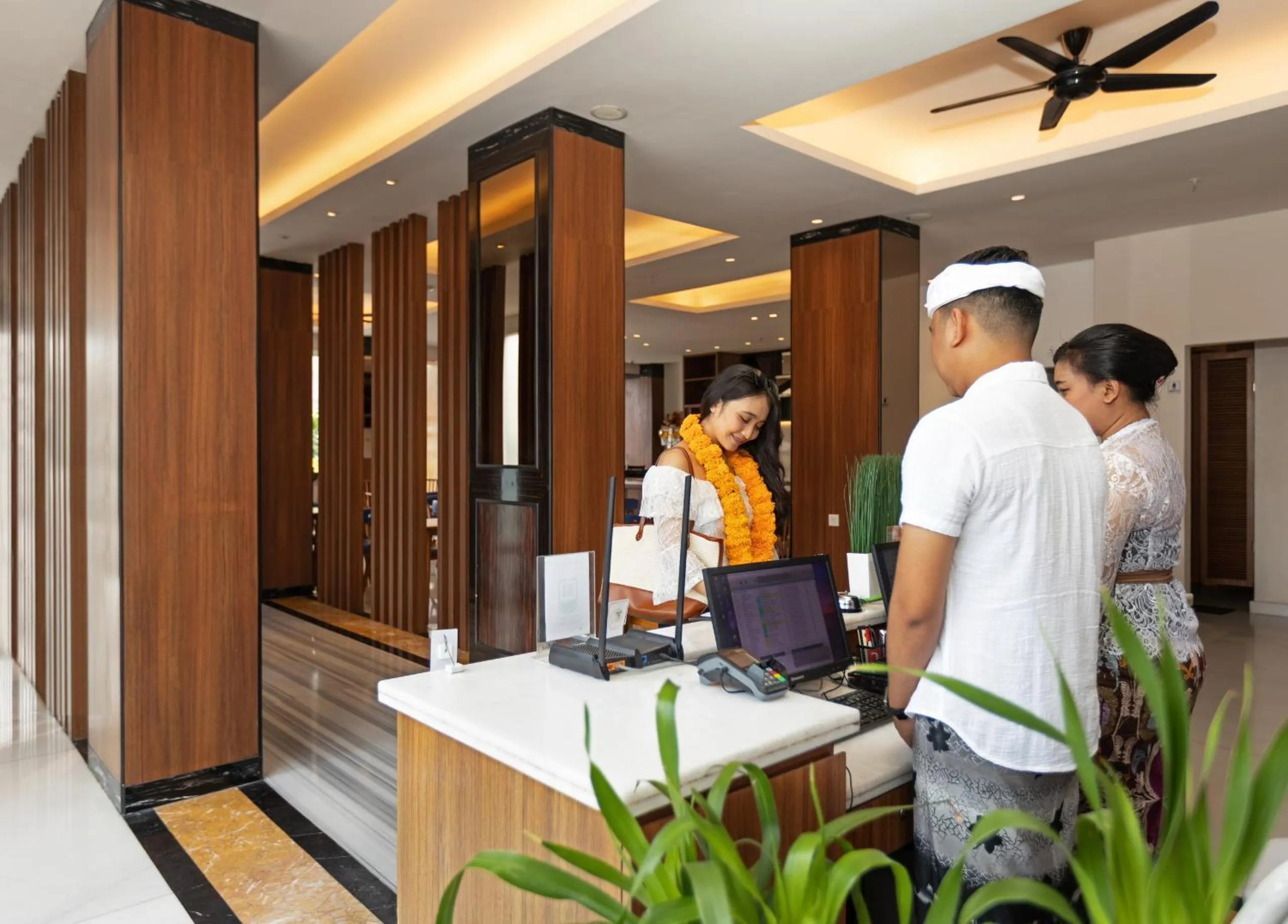 Lobby or reception in Boss Legian Hotel Powered by Archipelago