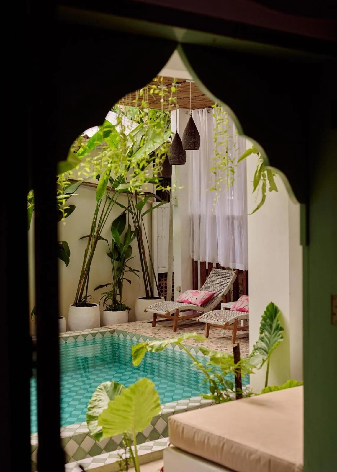 Pool view in Naia Lombok