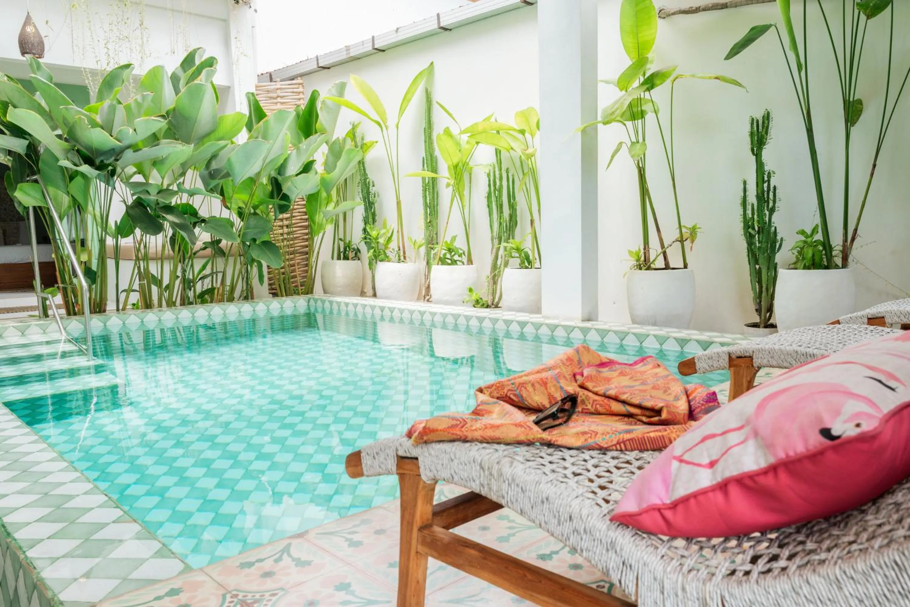 Pool view in Naia Lombok