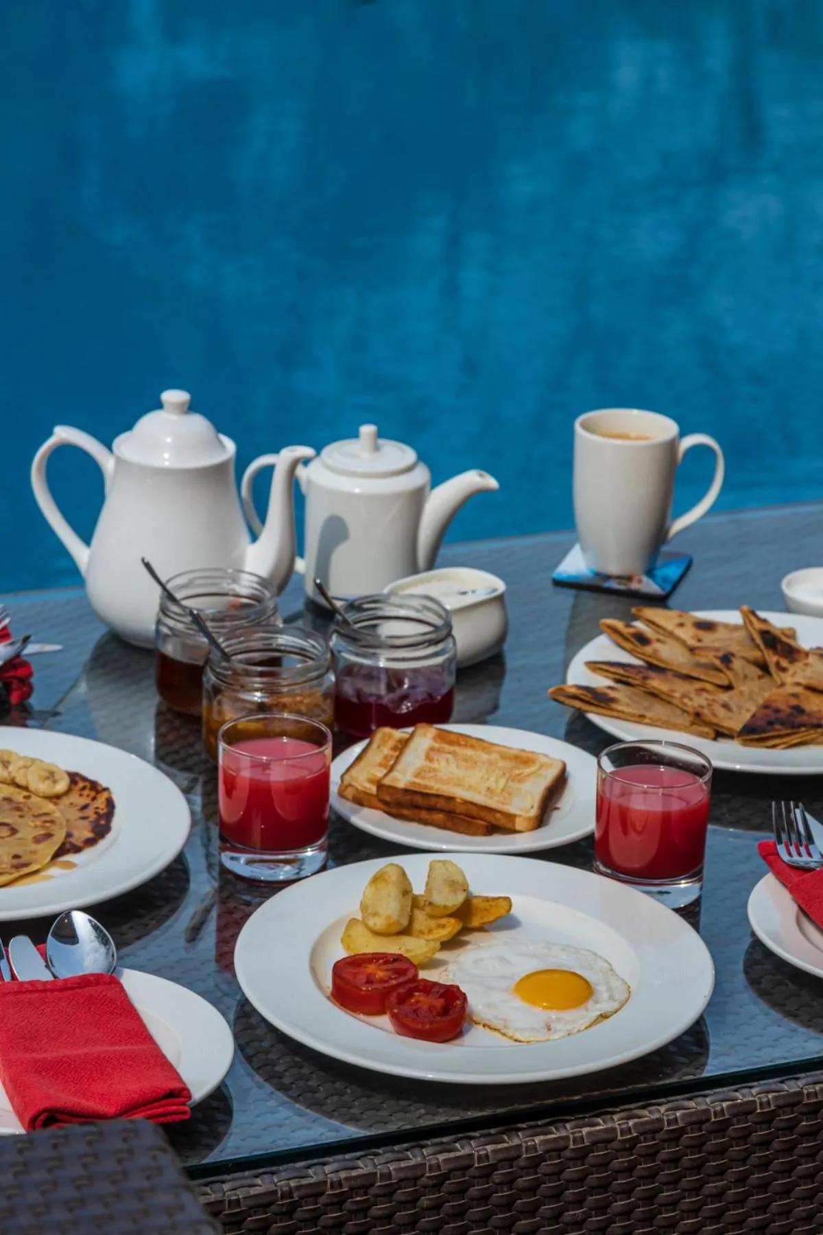 Food in SaffronStays Estella, Alibaug