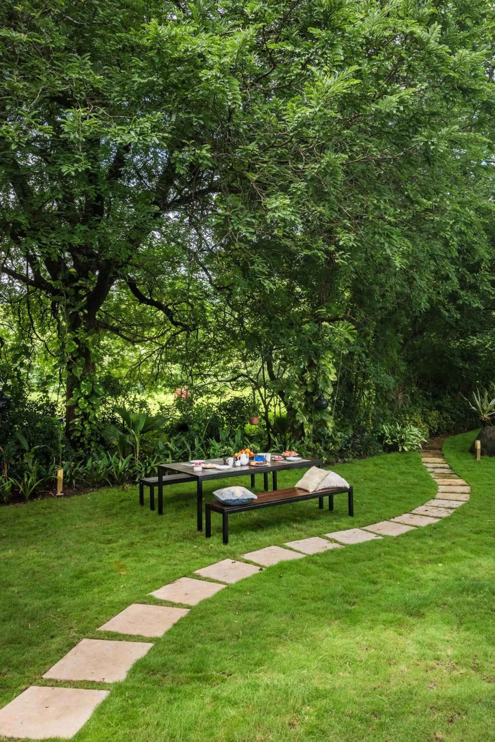 Natural landscape in SaffronStays Estella, Alibaug