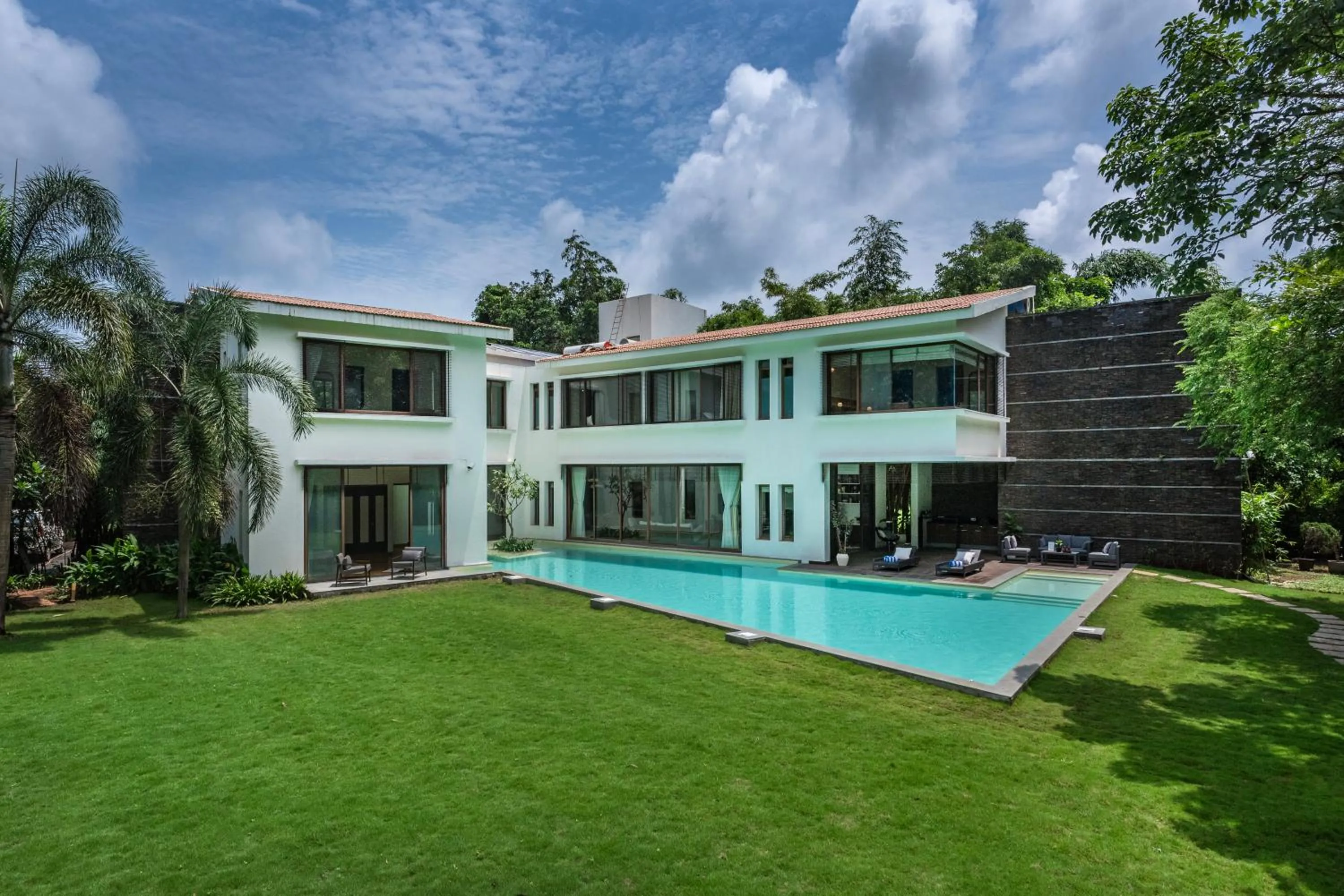 Property building in SaffronStays Estella, Alibaug