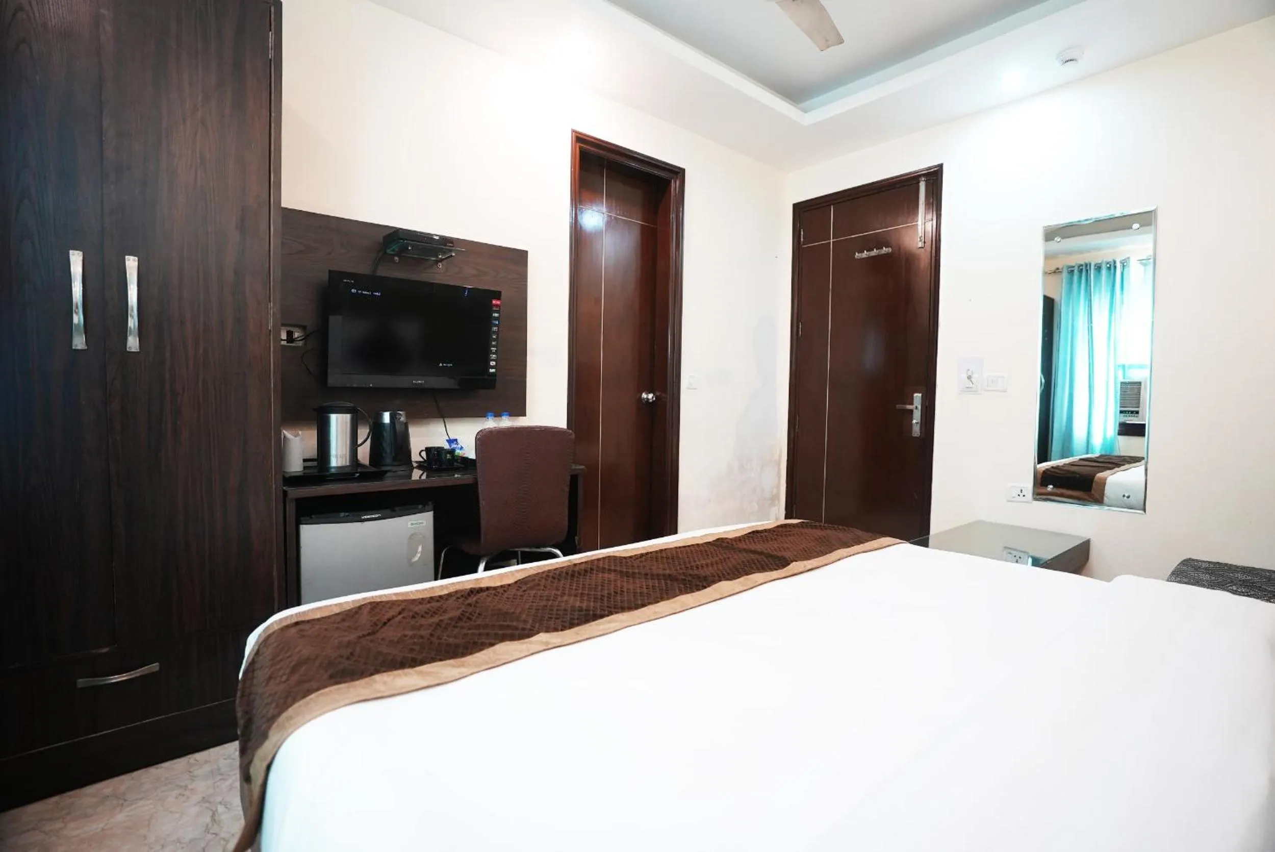 Bedroom, Bed in Hotel S & B East Inn - Patel Nagar