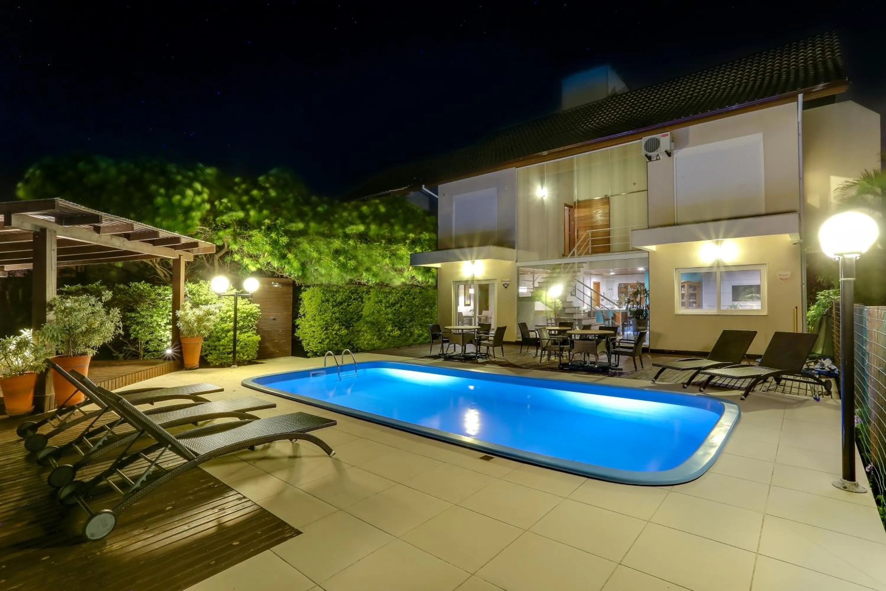 Swimming pool in Pousada Ilha Faceira