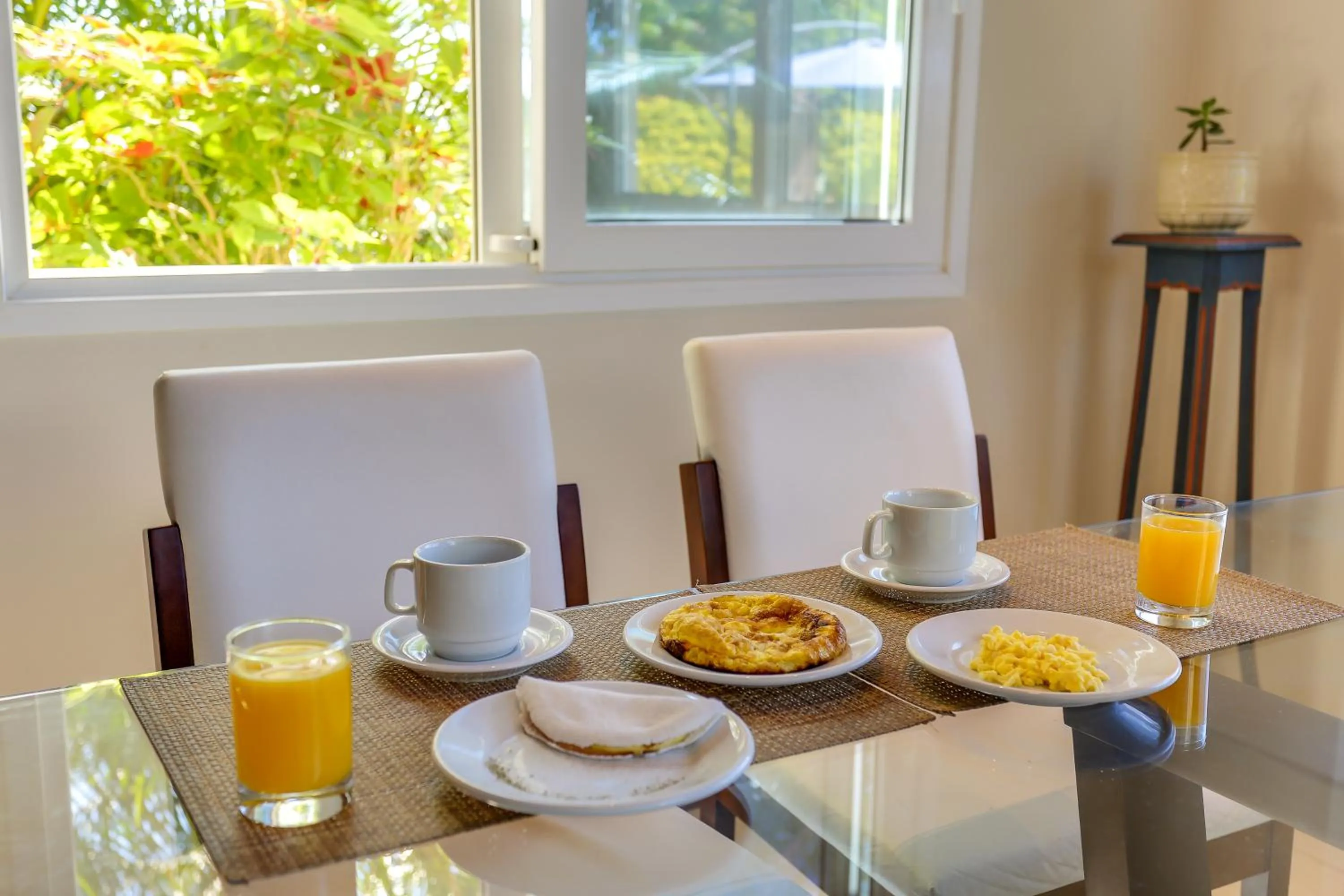 Buffet breakfast in Pousada Ilha Faceira