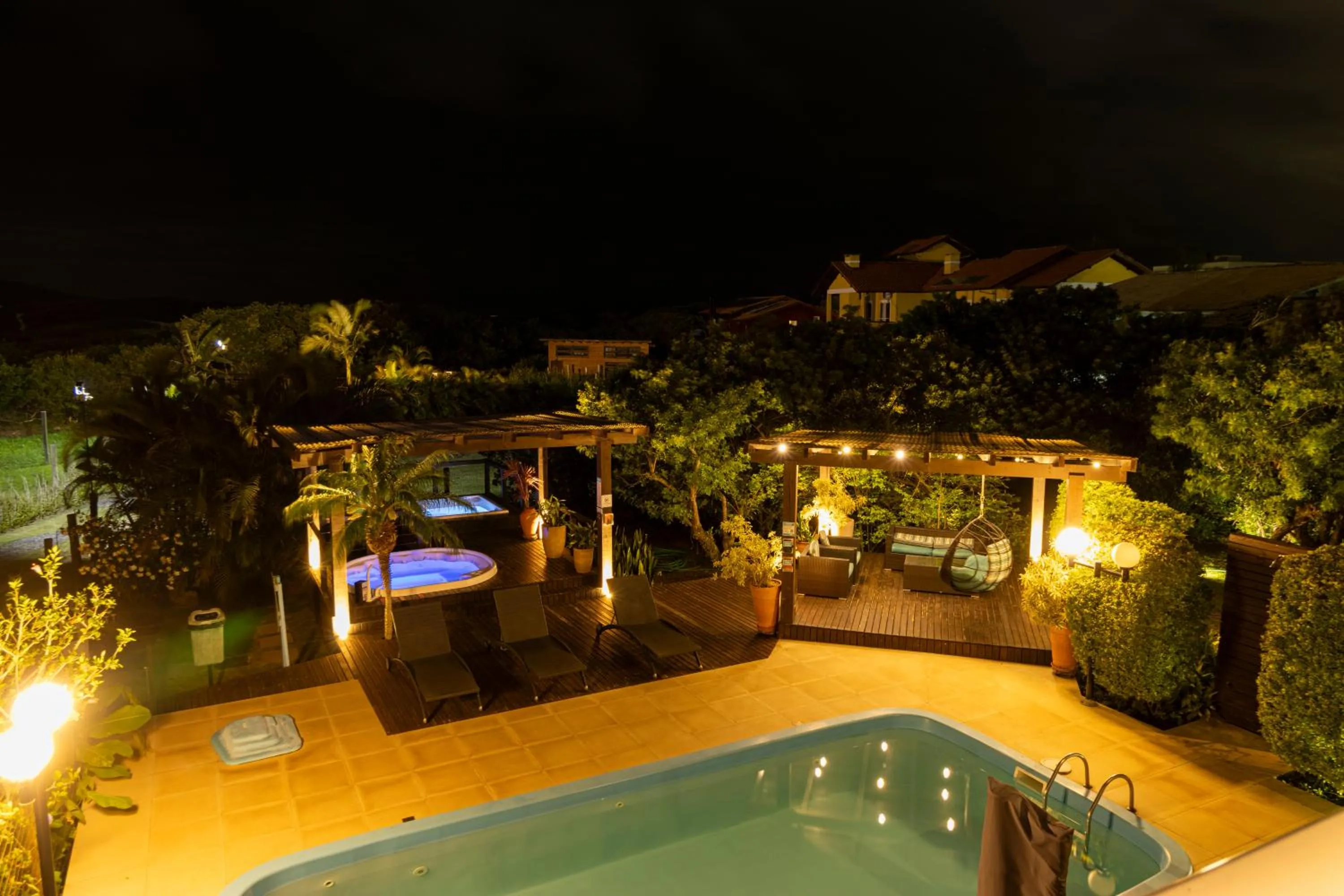 Night in Pousada Ilha Faceira