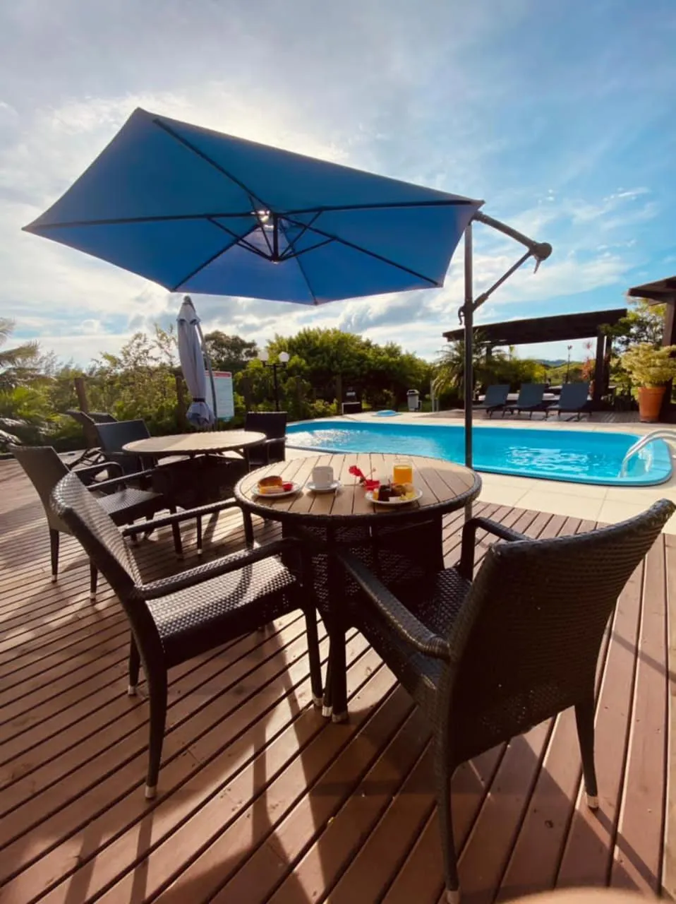 Swimming pool in Pousada Ilha Faceira