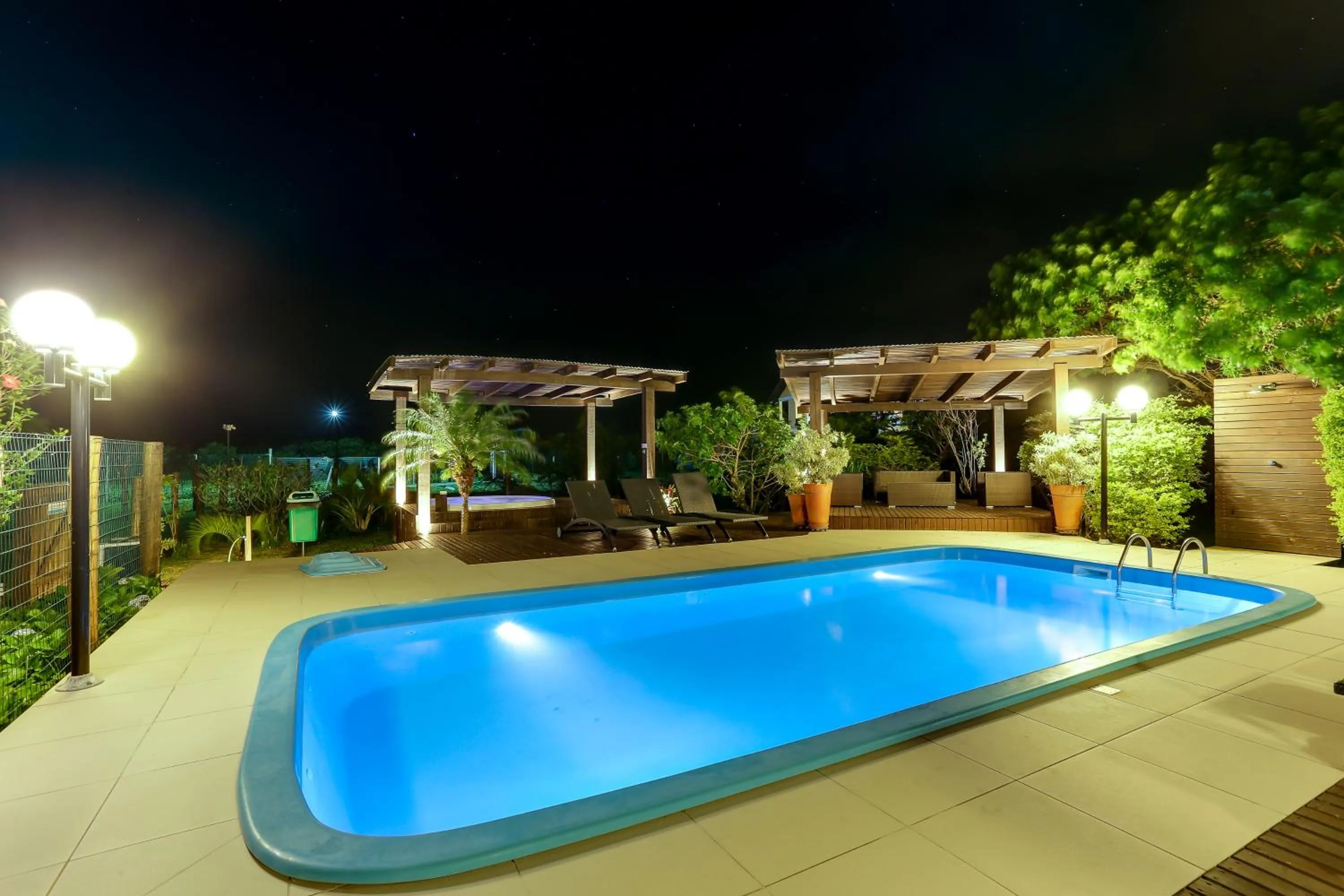 Swimming pool in Pousada Ilha Faceira