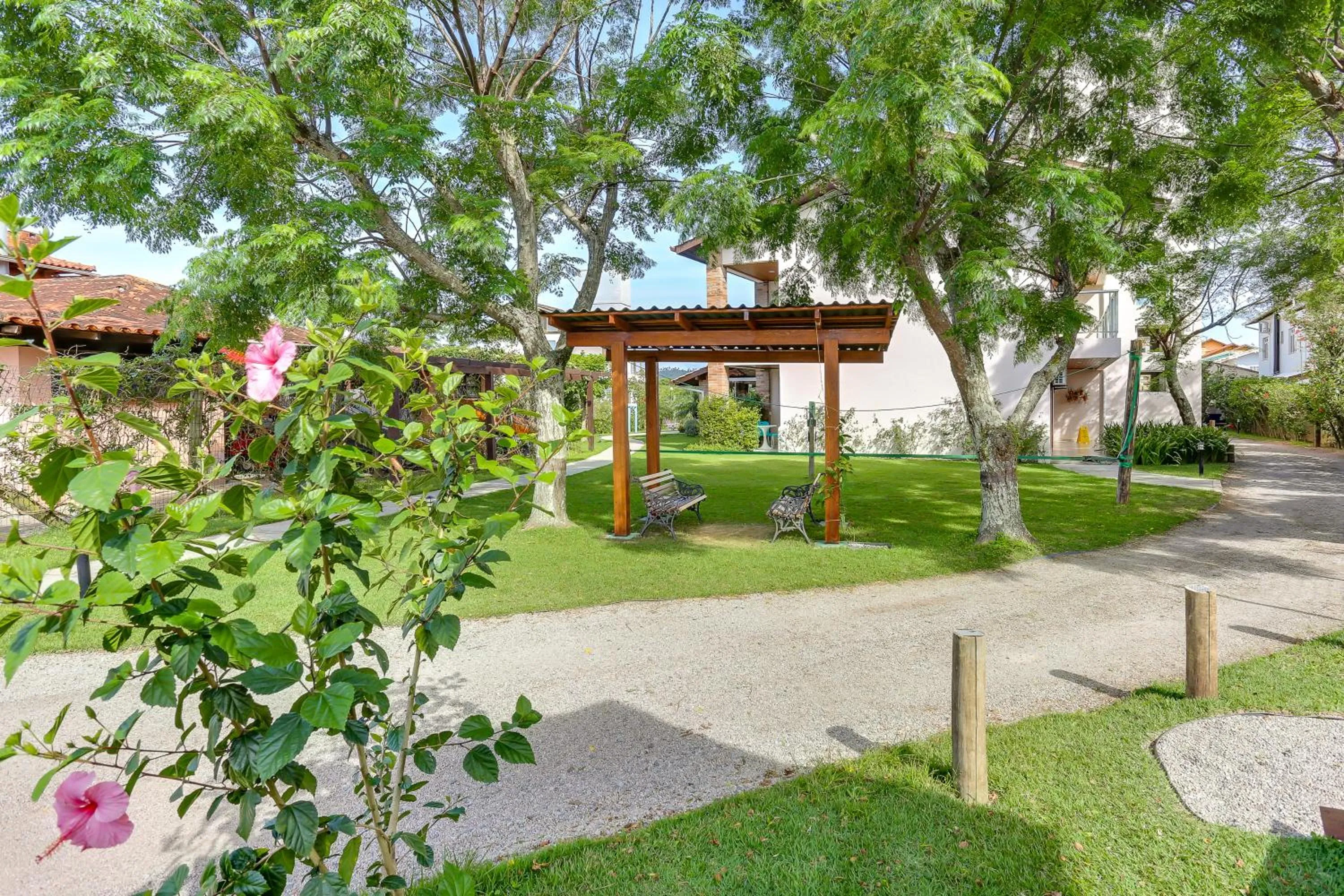 Garden in Pousada Ilha Faceira