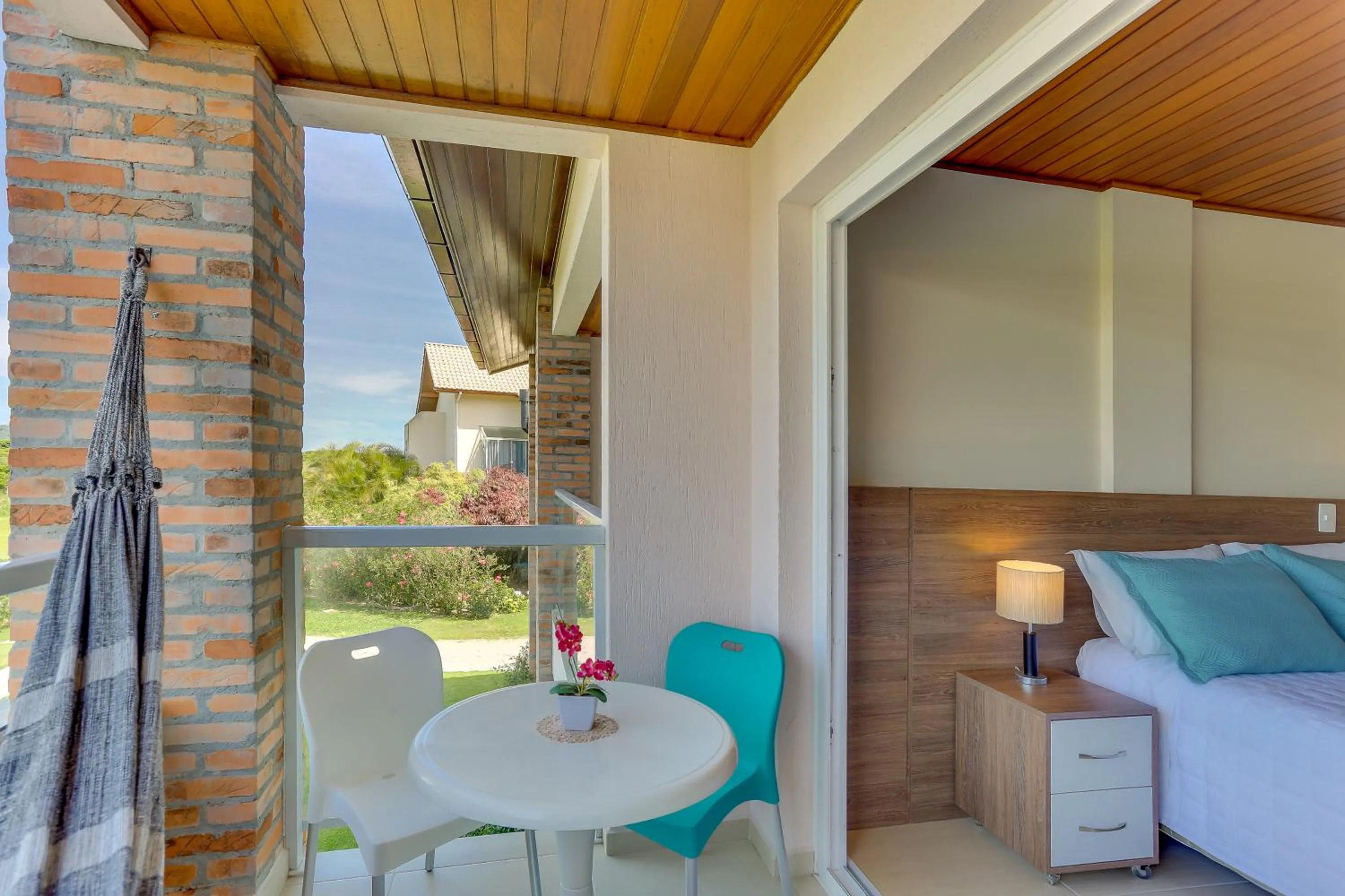 Balcony/Terrace in Pousada Ilha Faceira