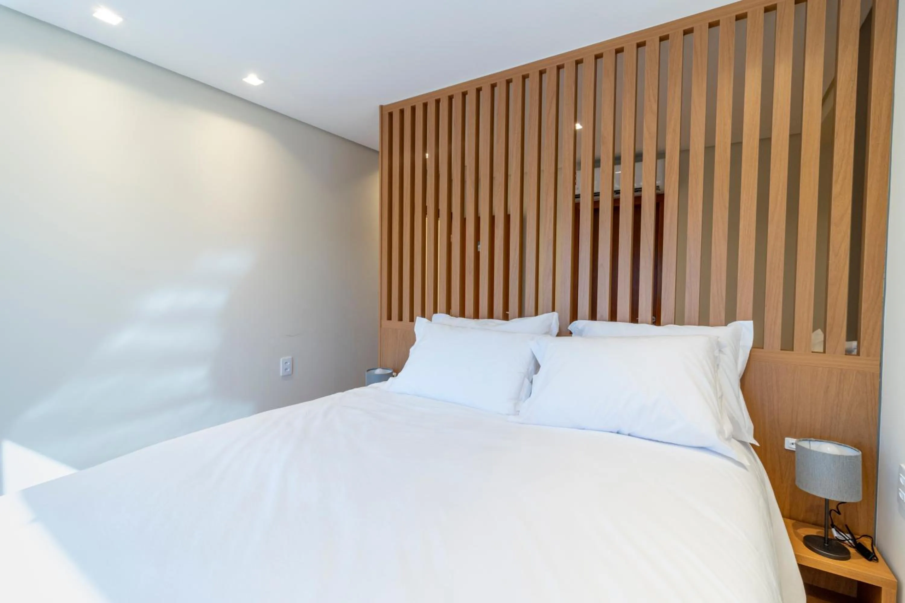 Bed in Pousada Ilha Faceira