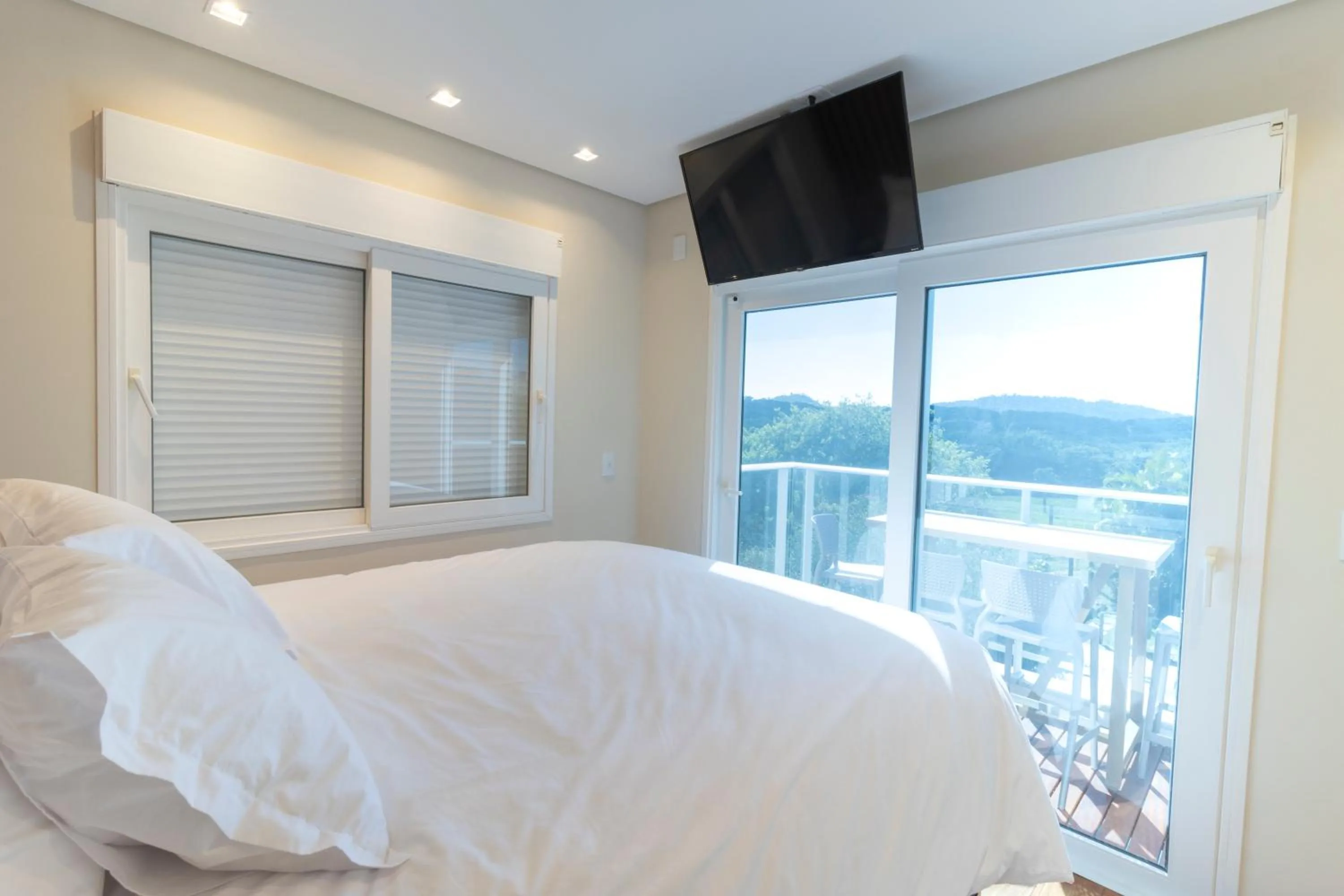 Bed in Pousada Ilha Faceira