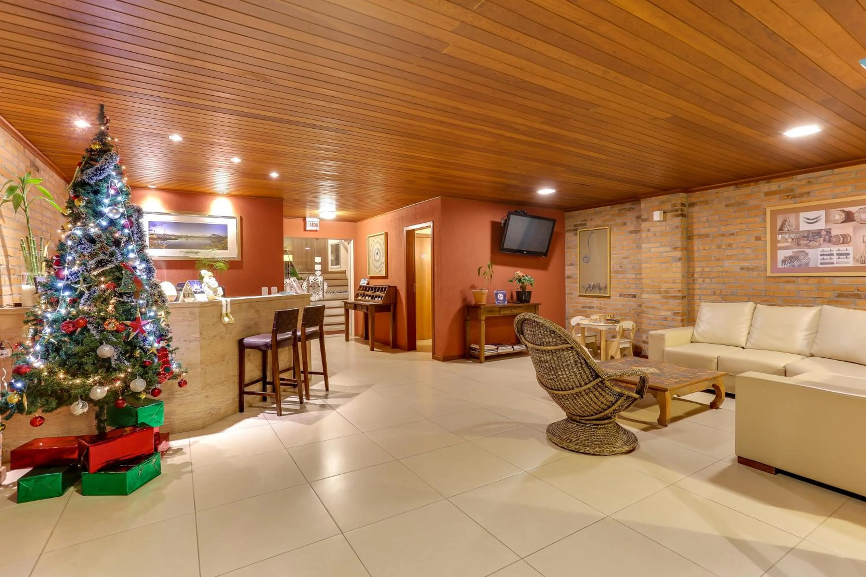 Lobby or reception in Pousada Ilha Faceira