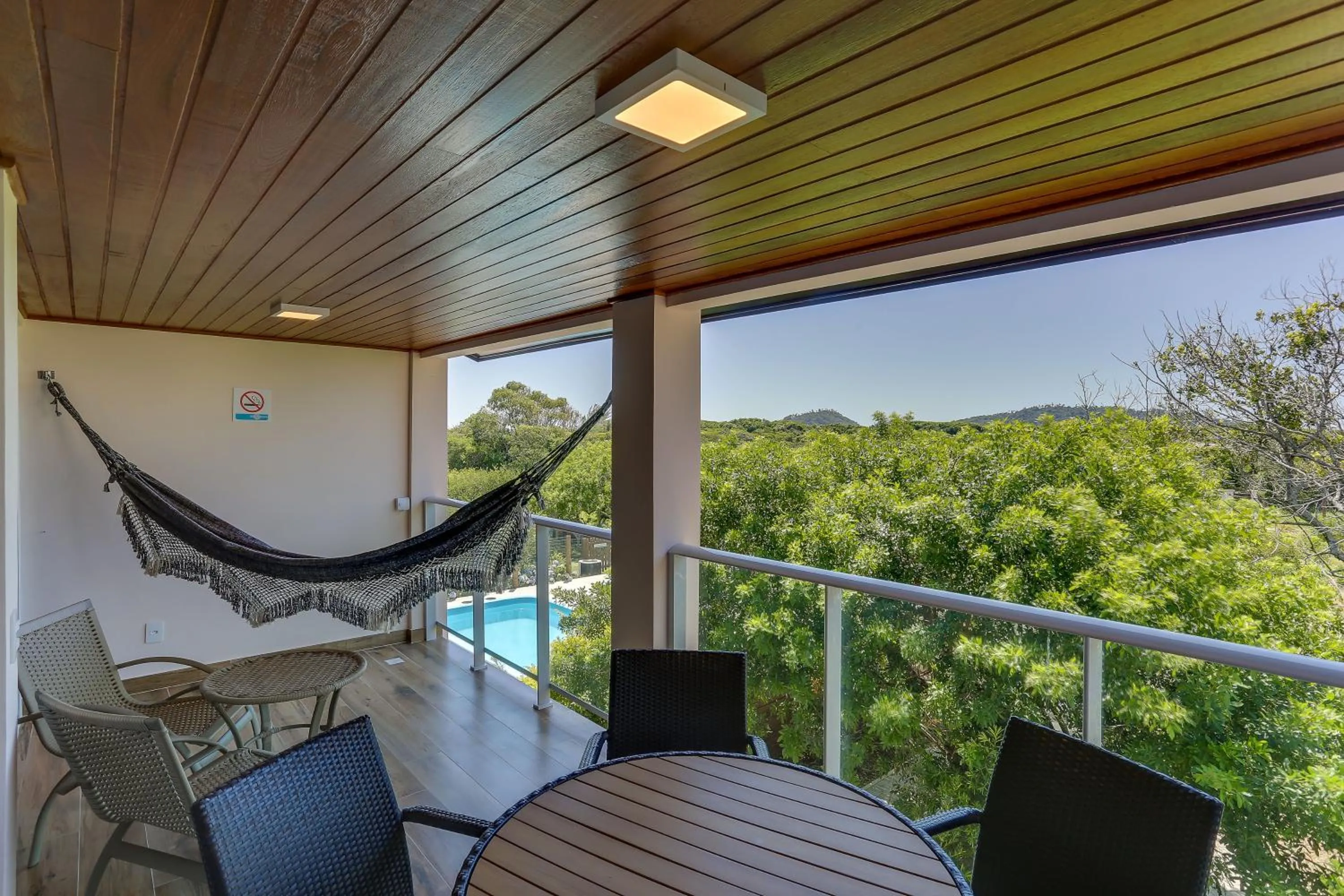 Balcony/Terrace in Pousada Ilha Faceira