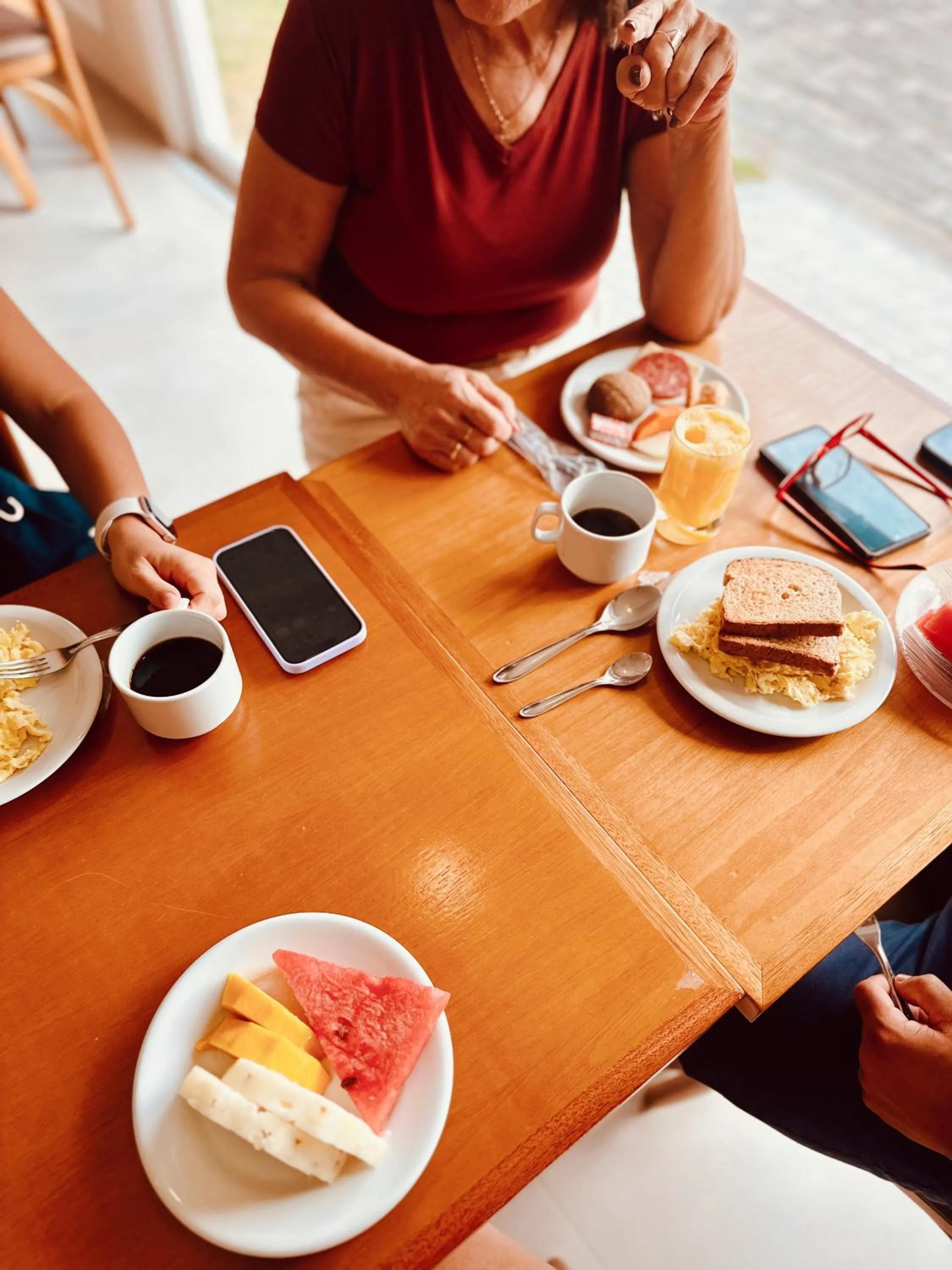 Breakfast in Pousada Ilha Faceira