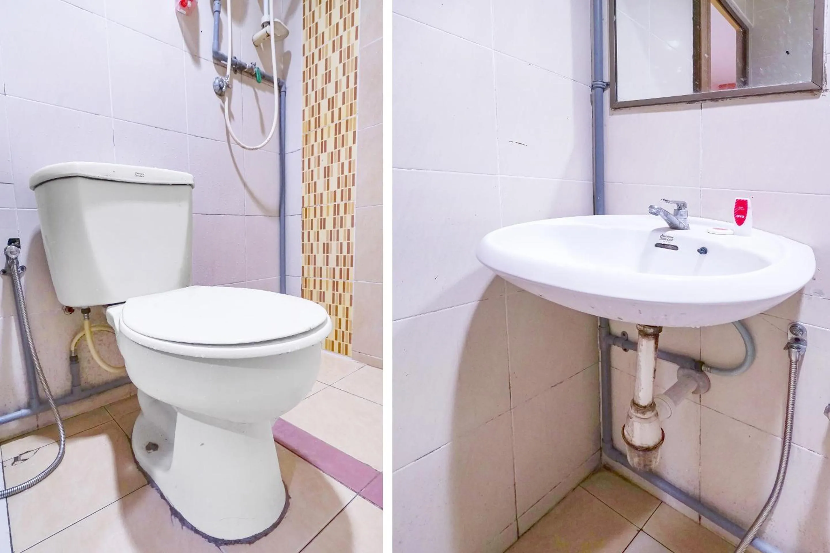 Bathroom in OYO 90486 New Station Hotel