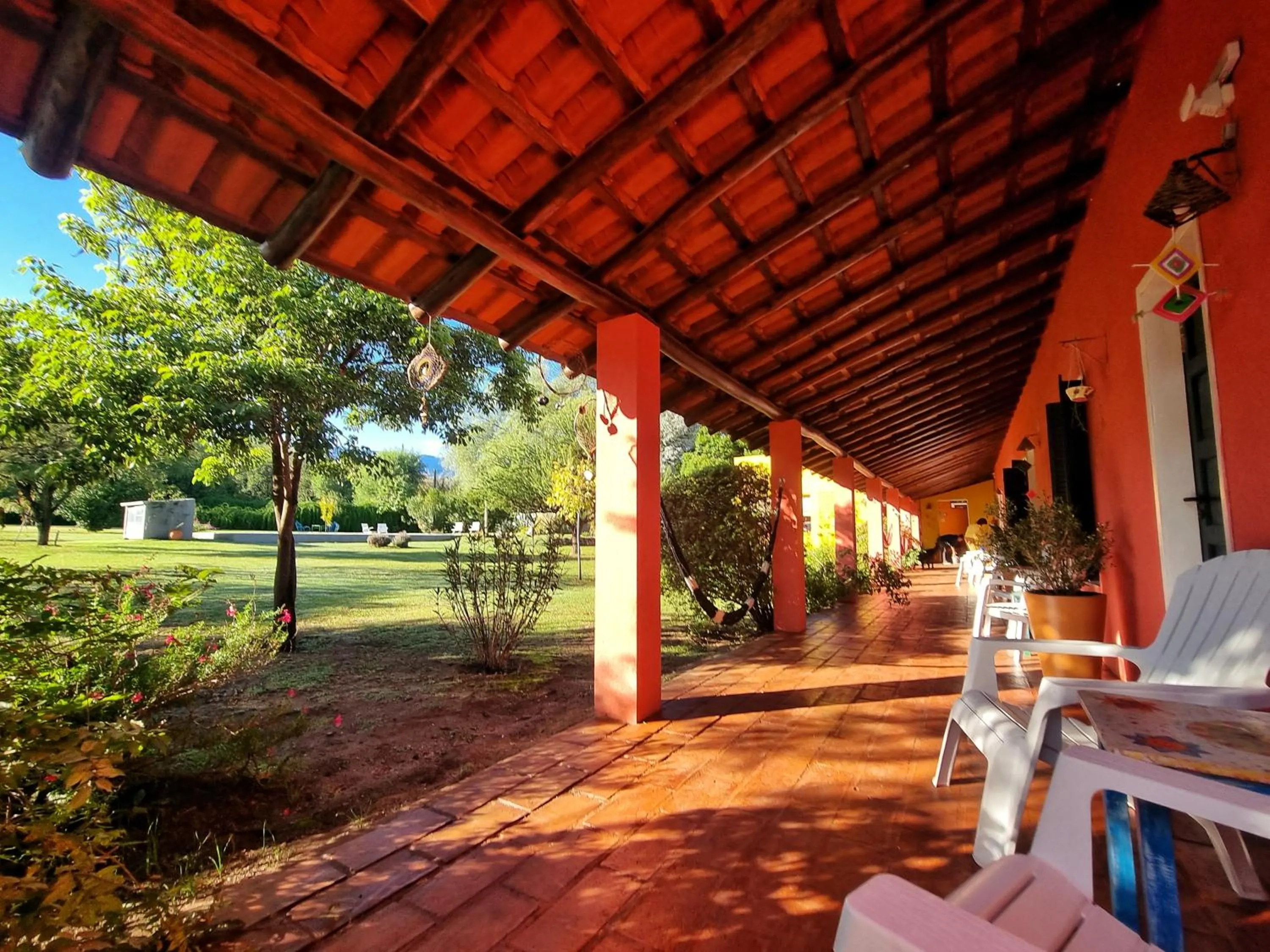 Patio in Posada Villapancha B&B