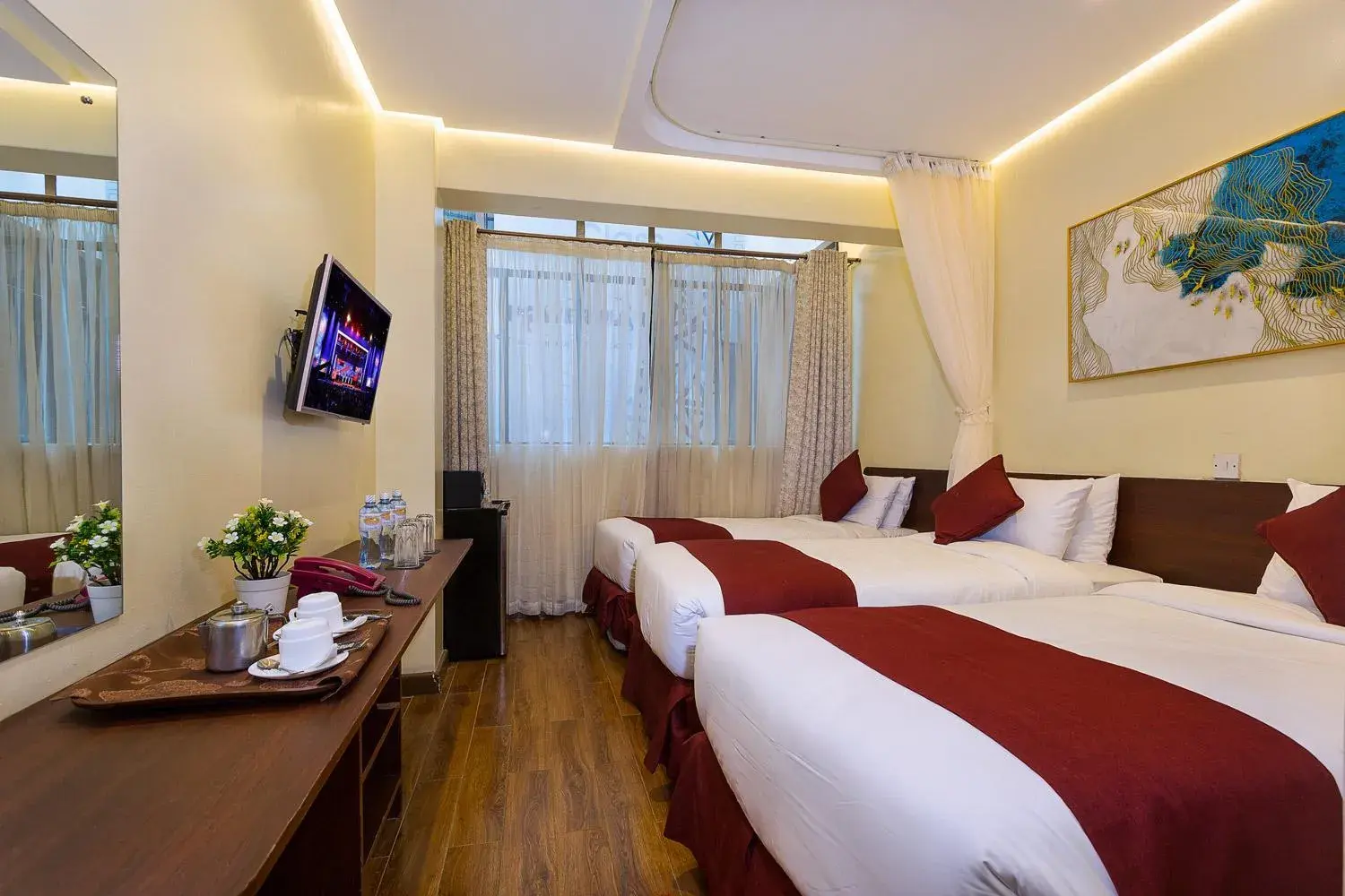 Triple Room in HOTEL CENTRAL PARK & CONFERENCE CENTRE Triple Room in HOTEL CENTRAL PARK & CONFERENCE CENTRE