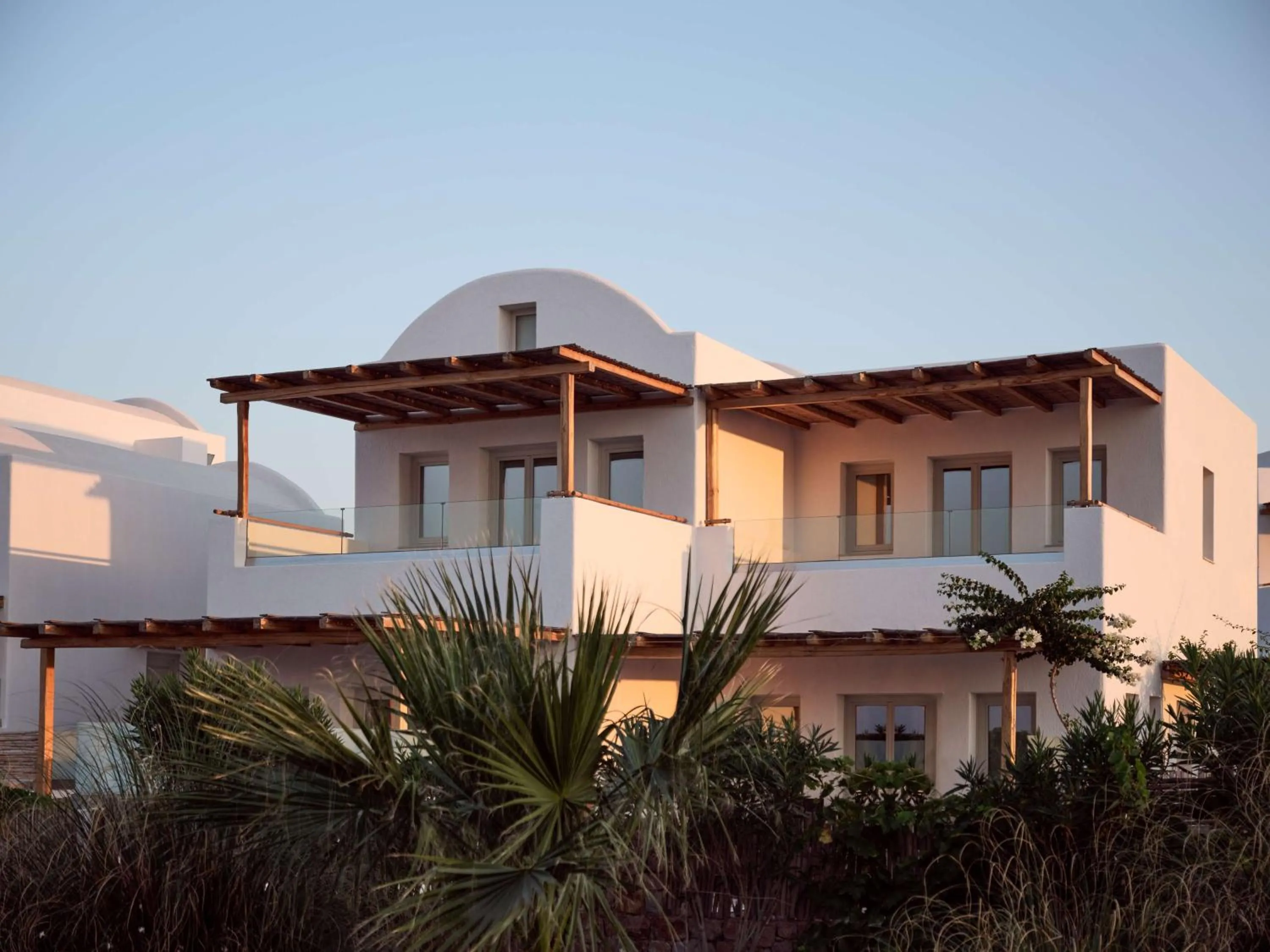 Property building in Sea Breeze Santorini Beach Resort, Curio By Hilton