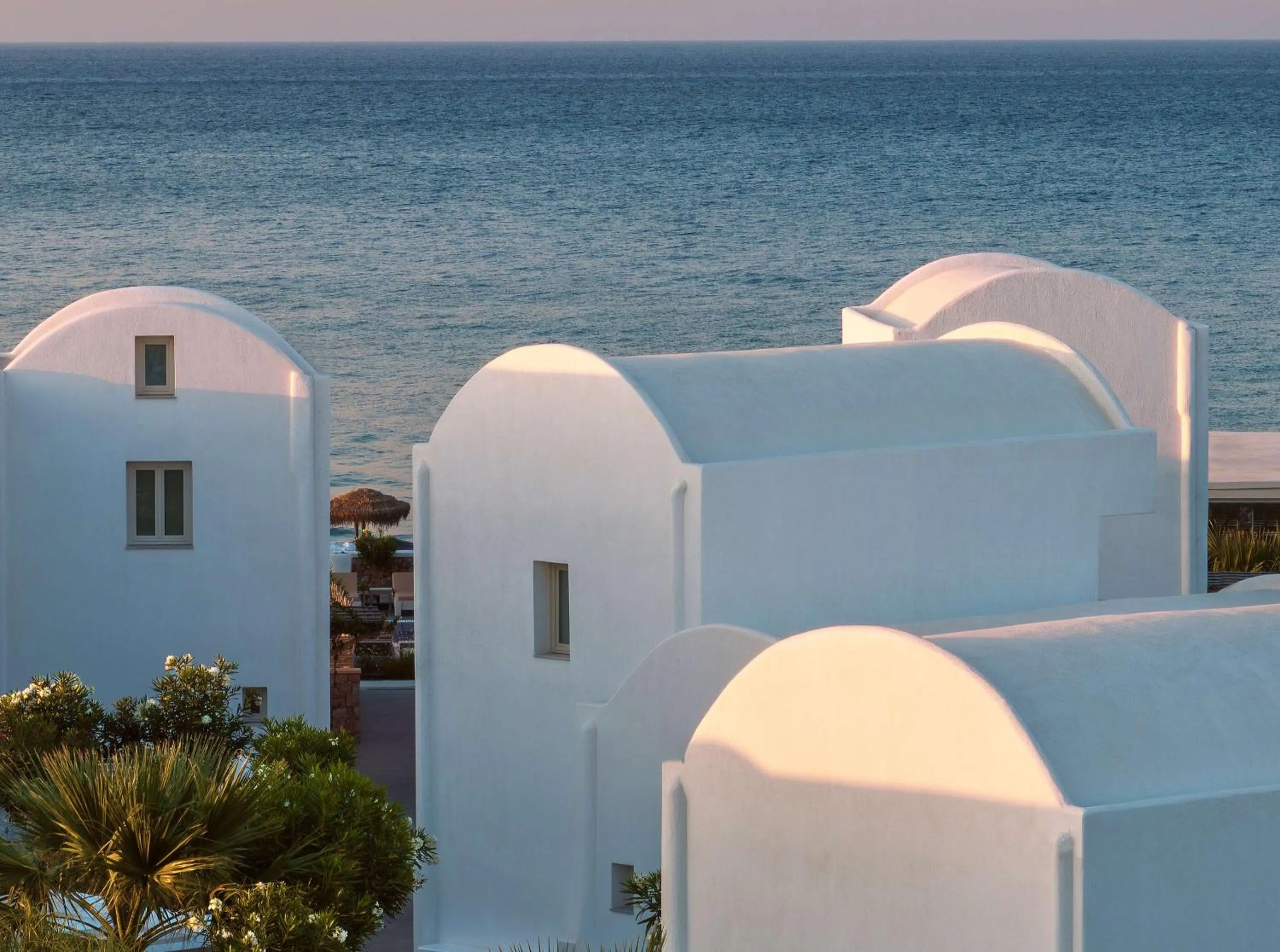 Property building in Sea Breeze Santorini Beach Resort, Curio By Hilton