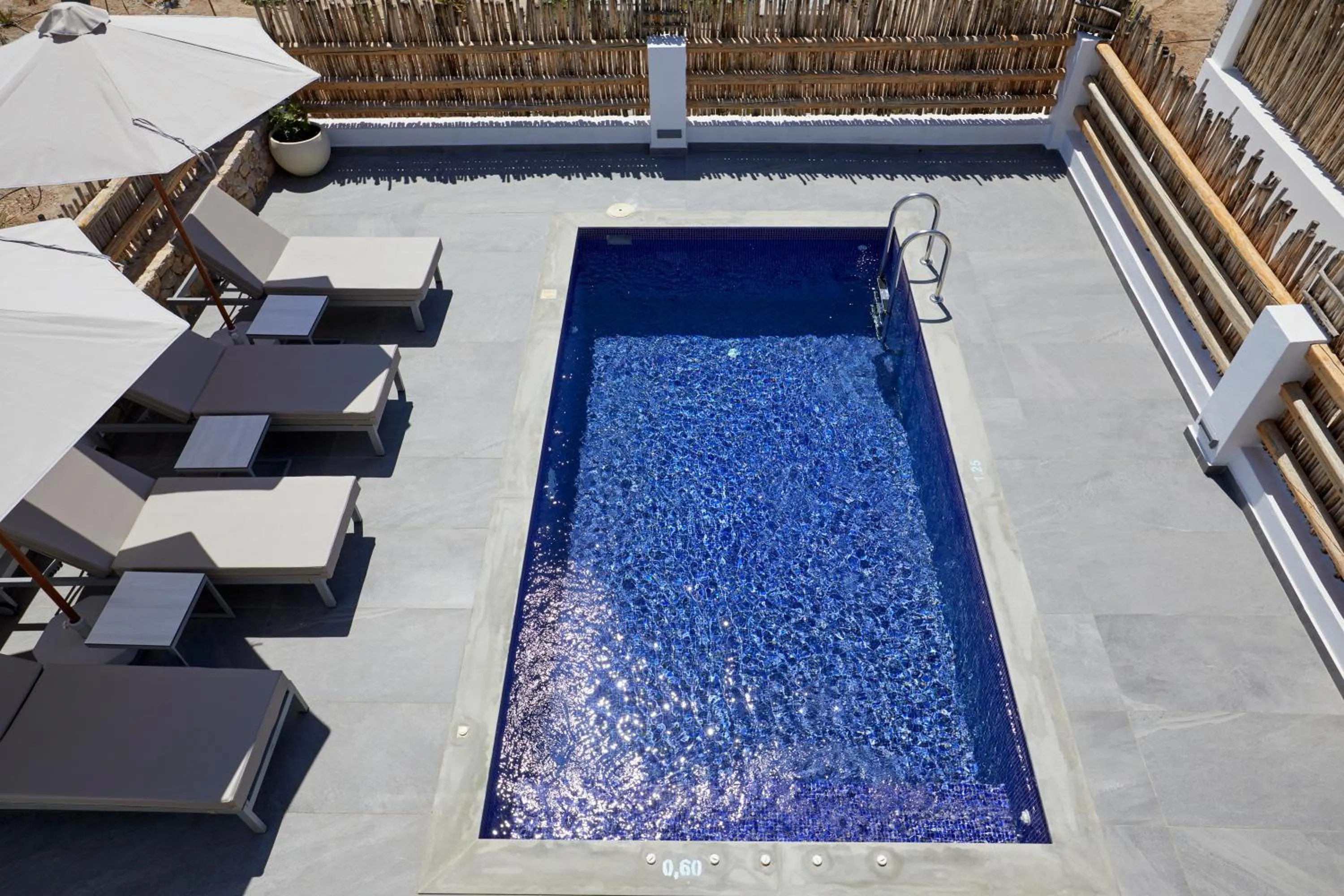 Balcony/Terrace in Sea Breeze Santorini Beach Resort, Curio By Hilton