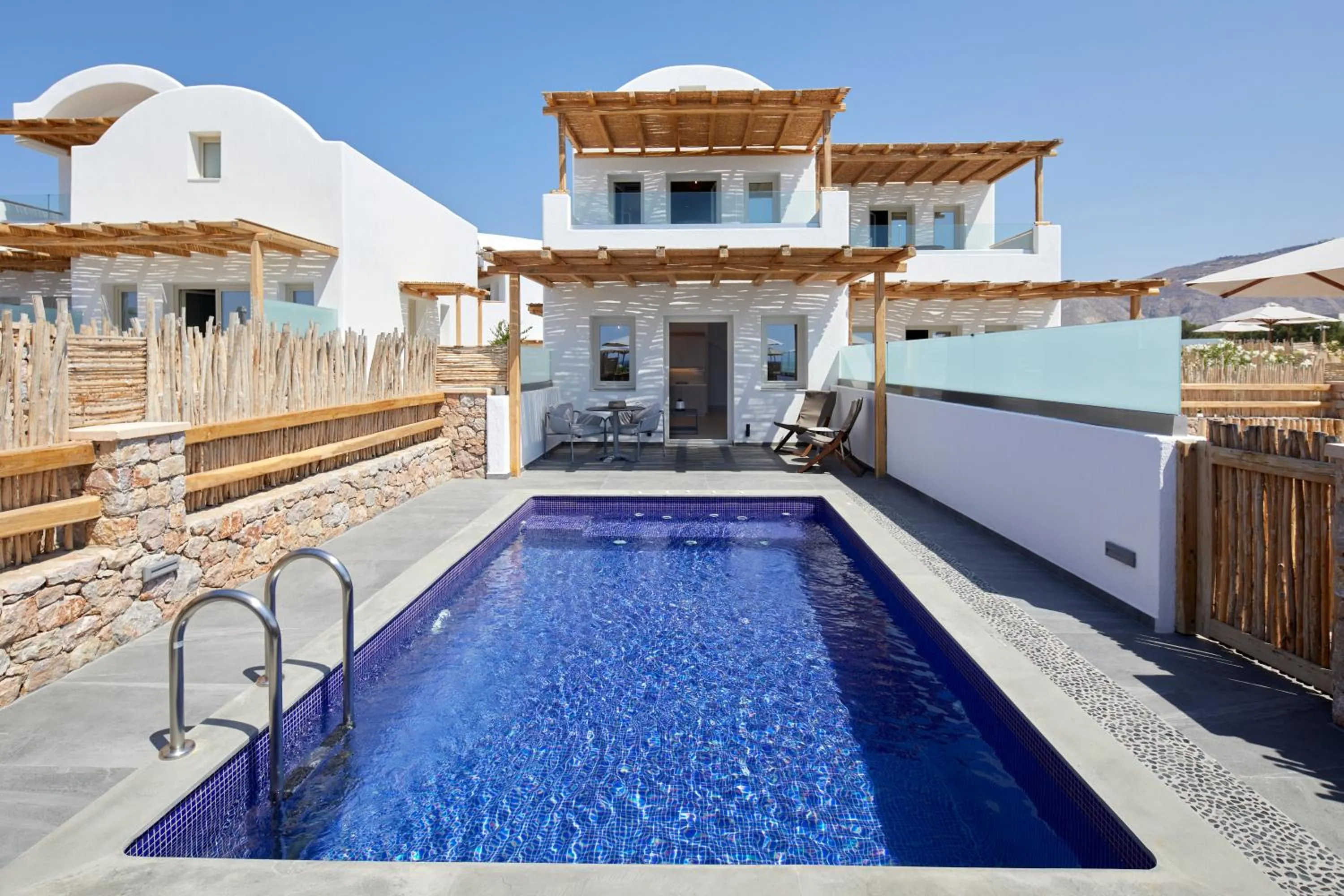 Property building in Sea Breeze Santorini Beach Resort, Curio By Hilton