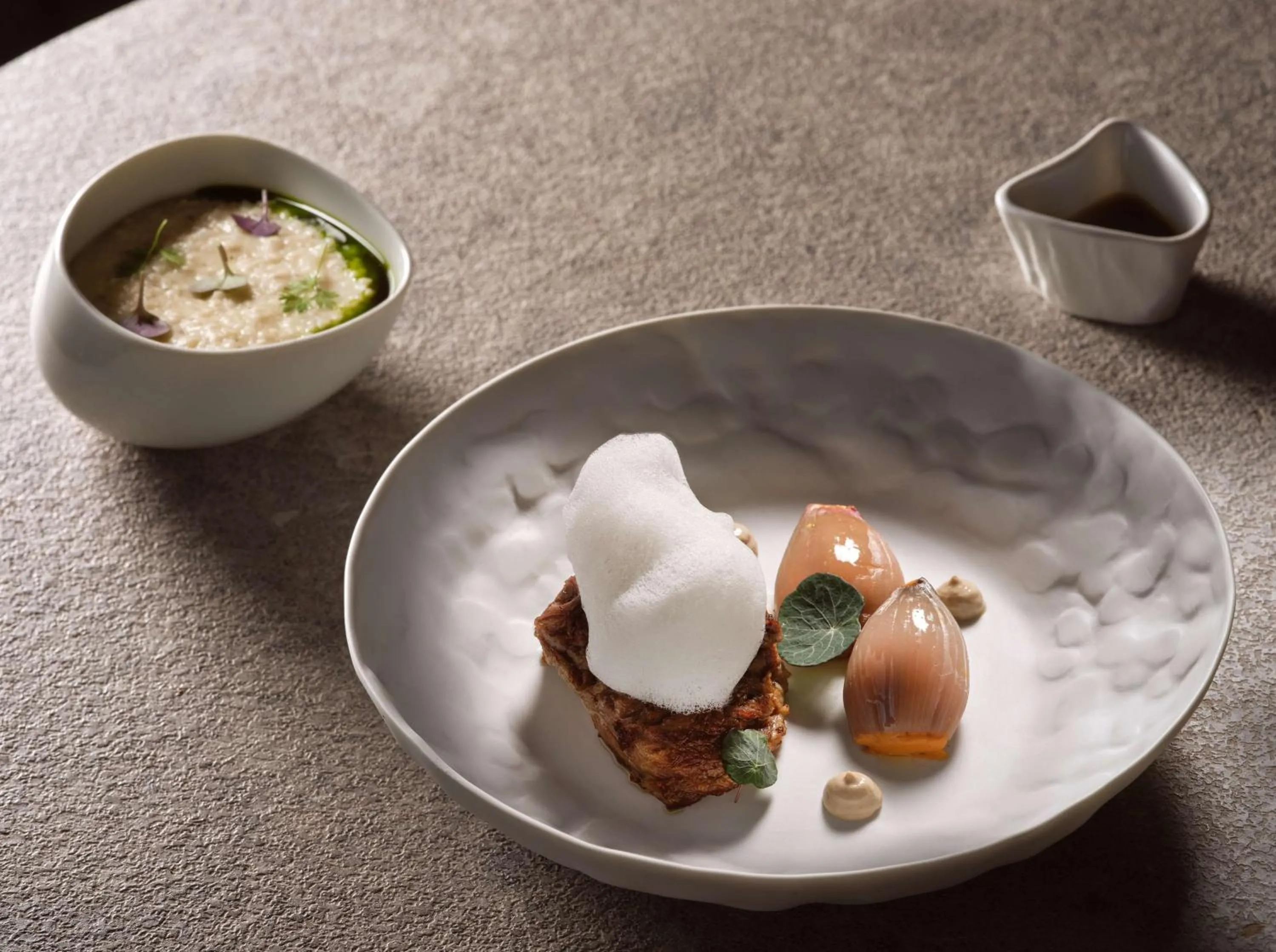 Dining area in Sea Breeze Santorini Beach Resort, Curio By Hilton