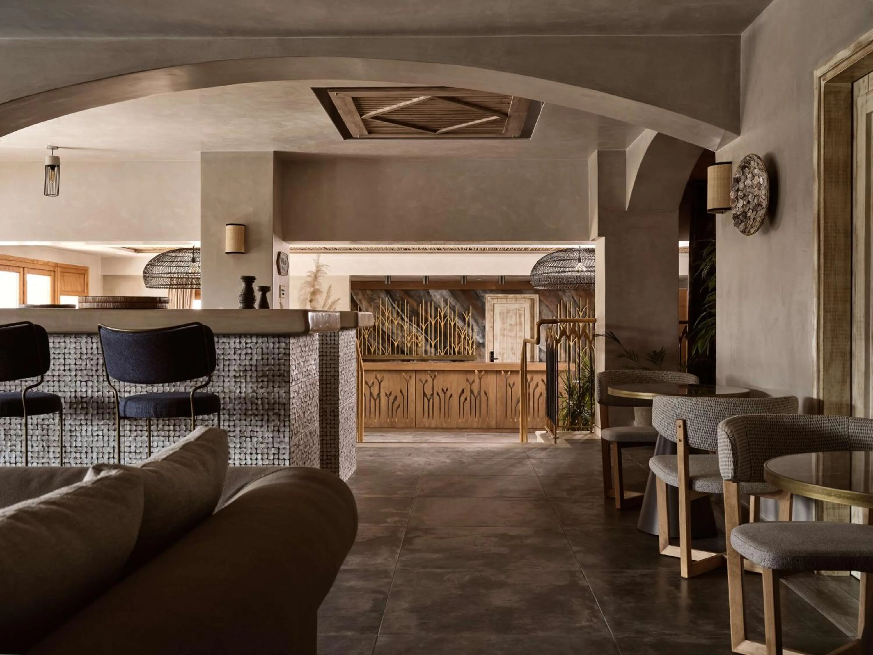 Lobby or reception in Sea Breeze Santorini Beach Resort, Curio By Hilton