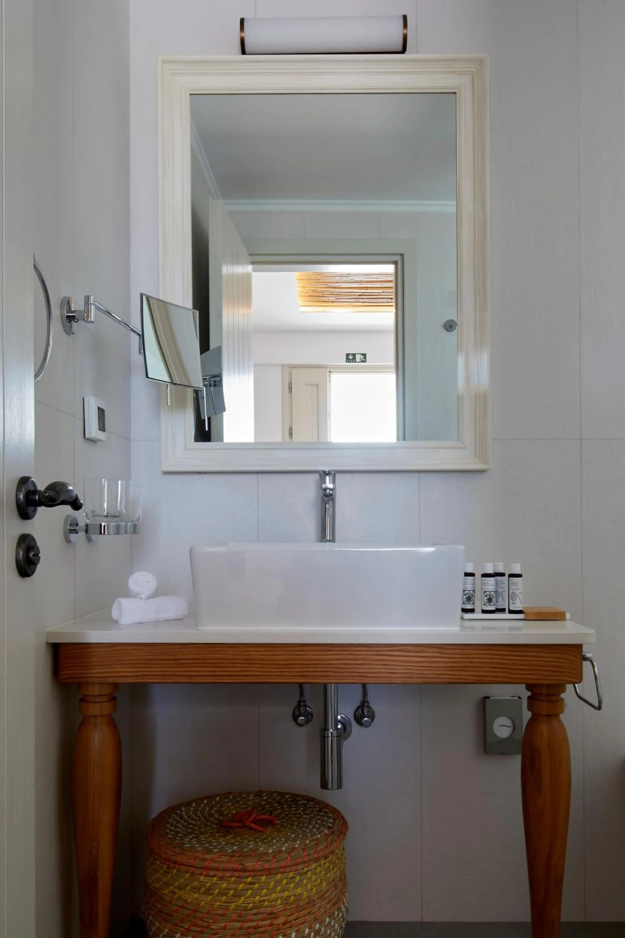 Bathroom in Sea Breeze Santorini Beach Resort, Curio By Hilton