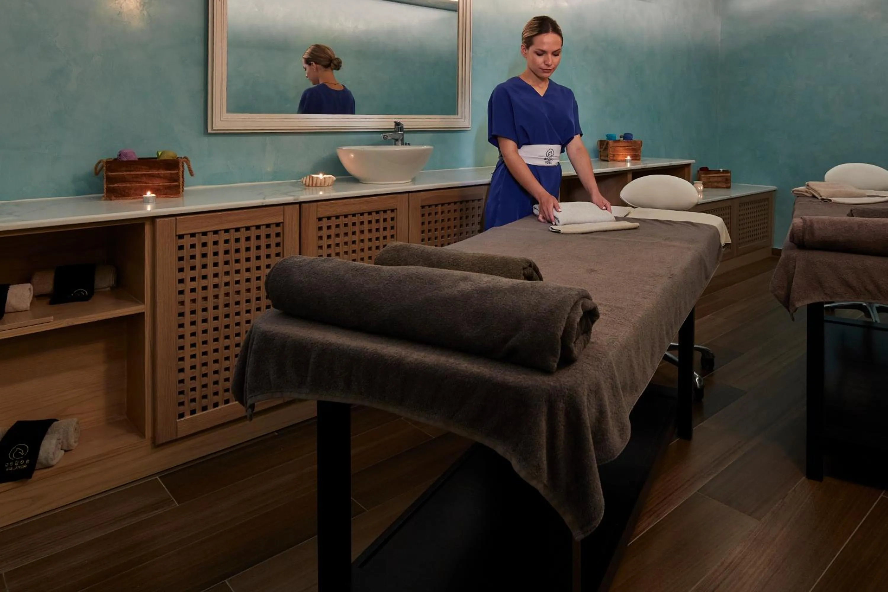 Massage in Sea Breeze Santorini Beach Resort, Curio By Hilton