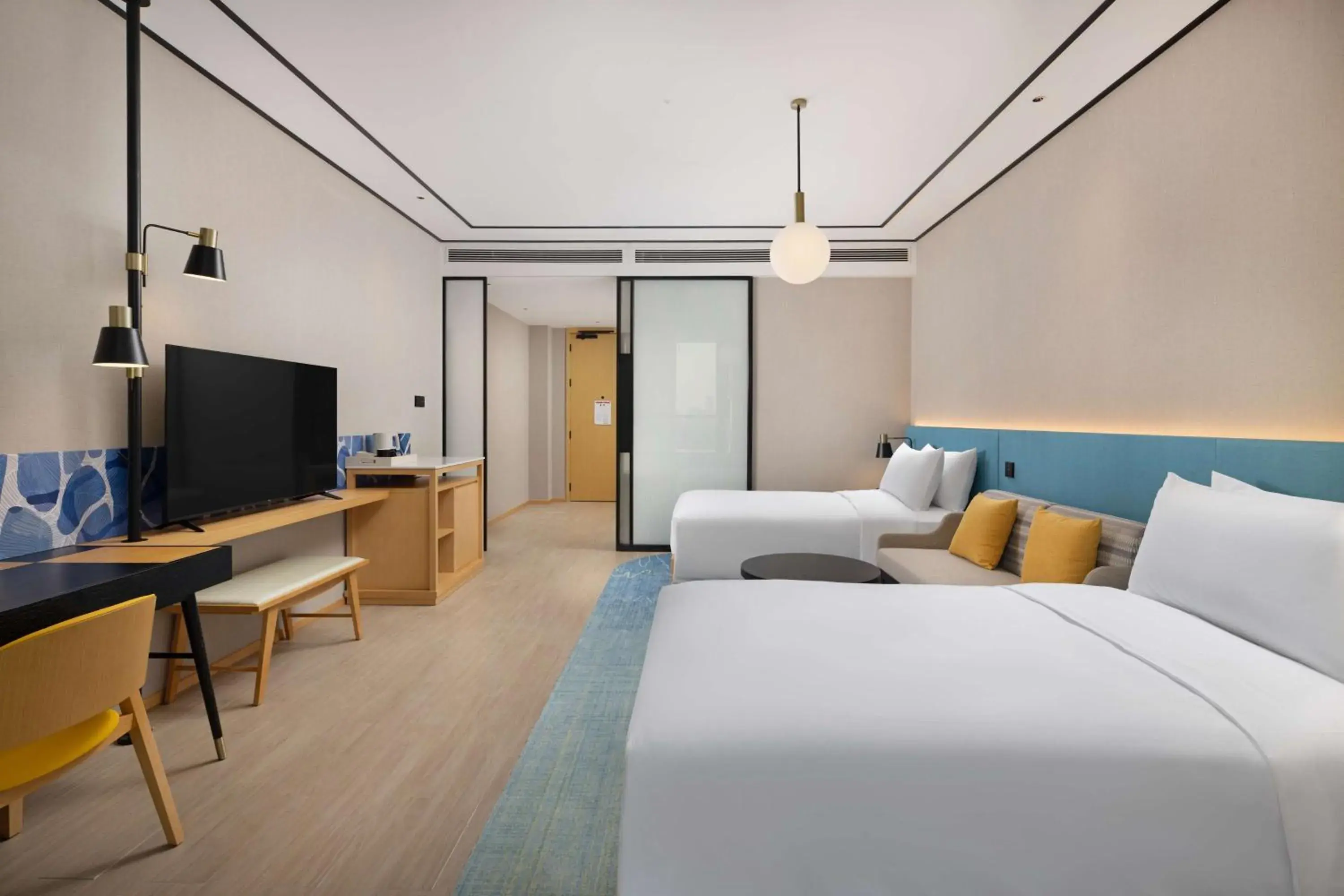 Superior Twin Room - High Floor in Hilton Garden Inn Rizhao High-Tech Zone Superior Twin Room - High Floor in Hilton Garden Inn Rizhao High-Tech Zone