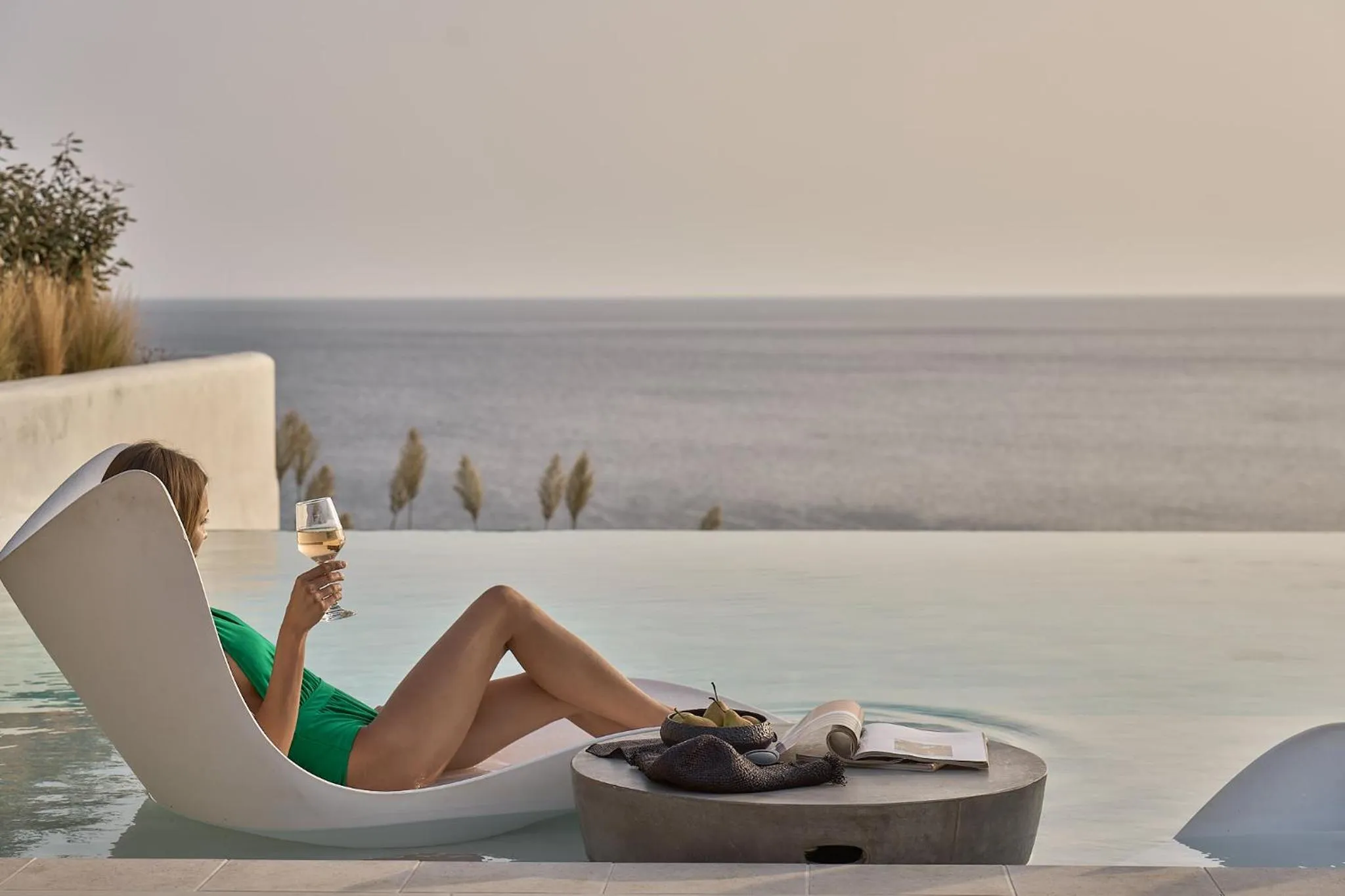 Sea view in Ios Grand Pool Suites