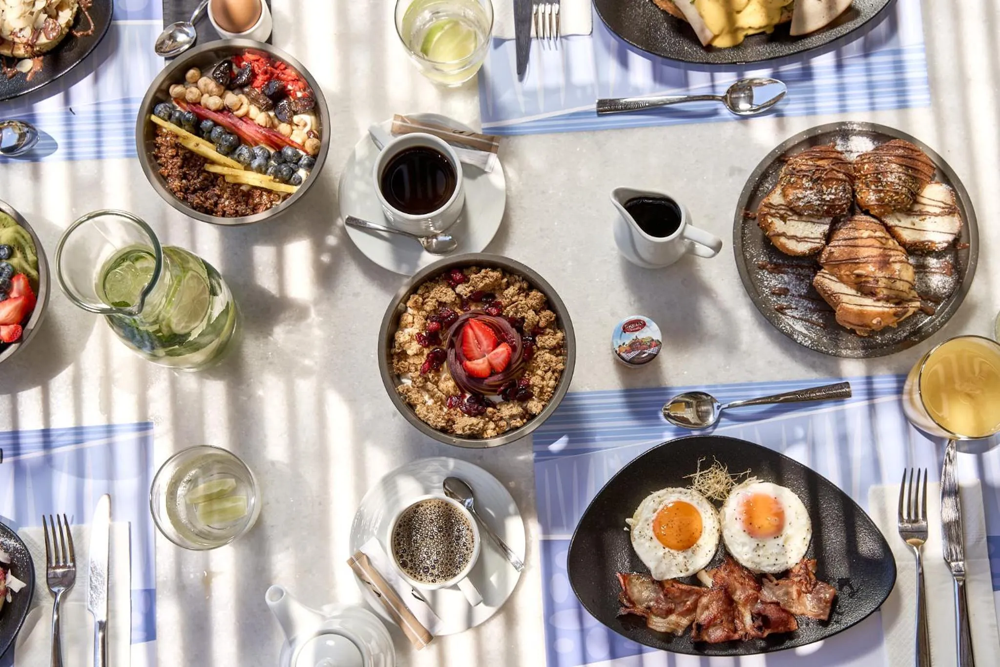 Breakfast in Ios Grand Pool Suites