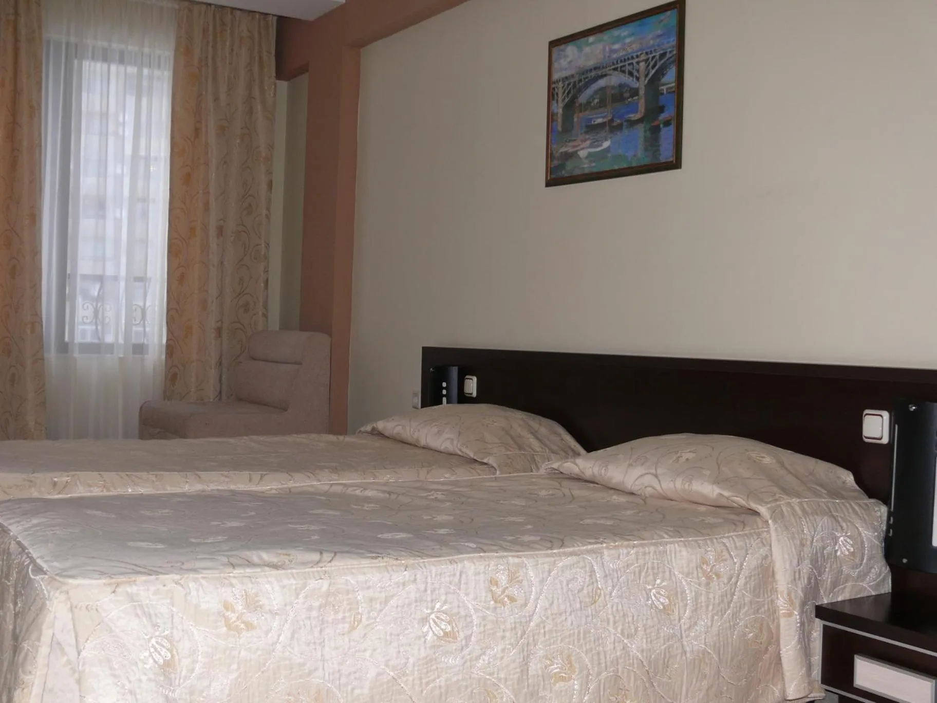 Bed in Hotel Brilliantin