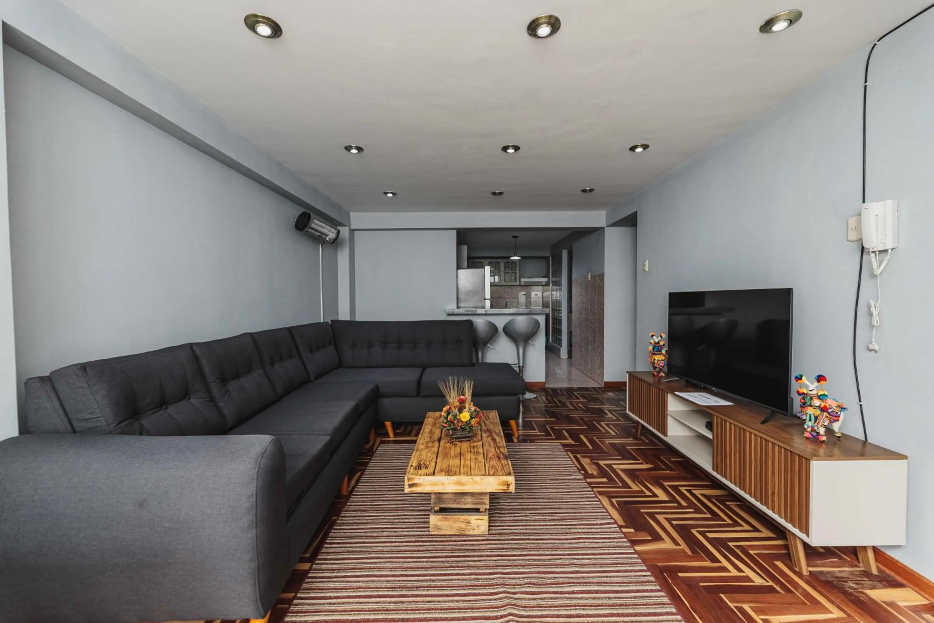 Living room in San Pedro Apartments