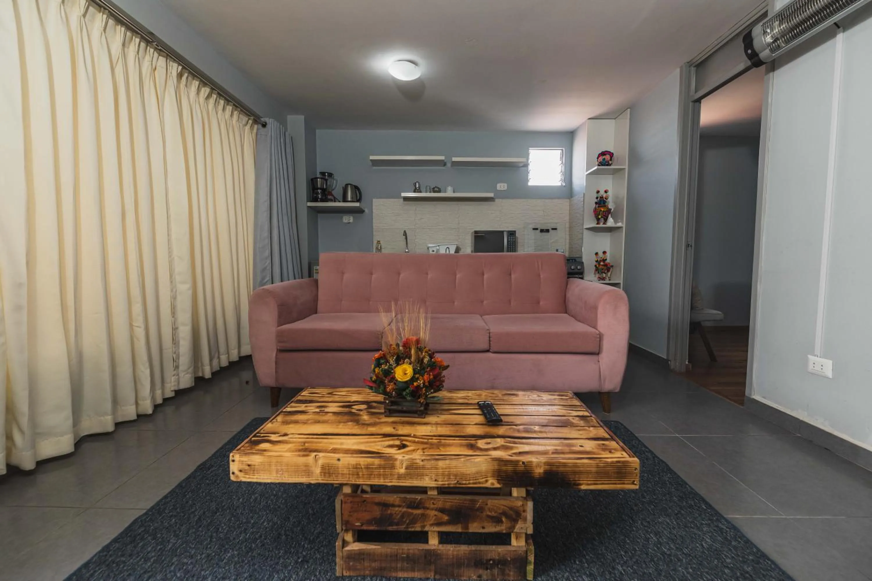 Living room in San Pedro Apartments