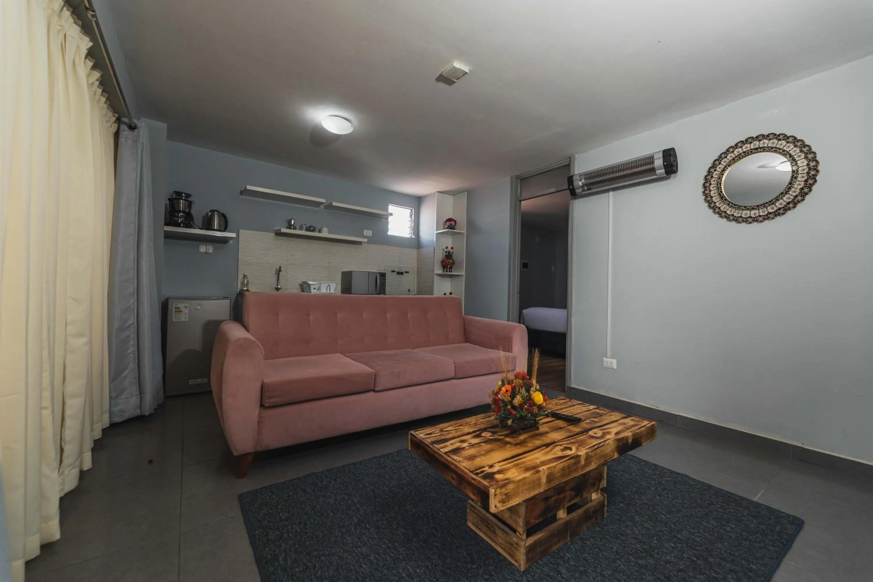 Living room in San Pedro Apartments