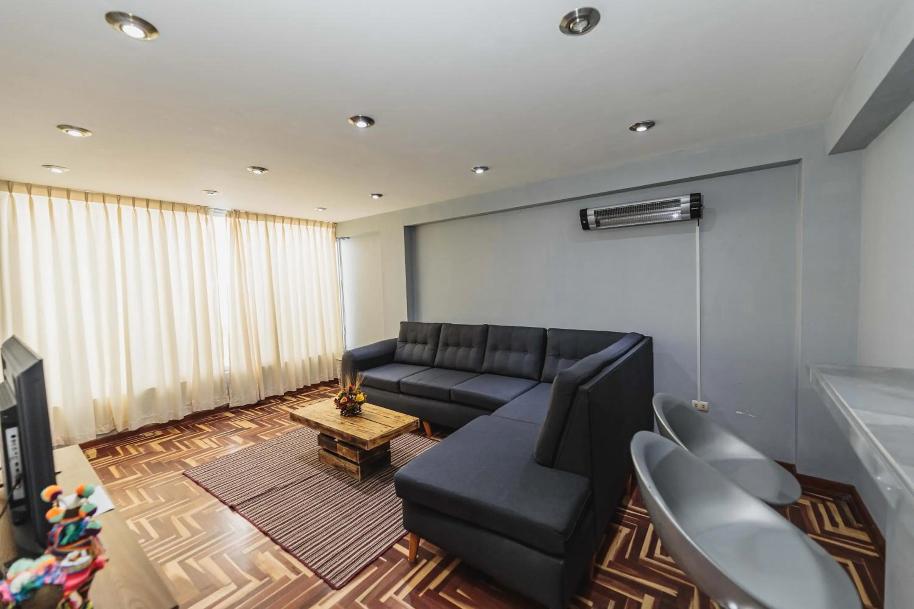 Living room in San Pedro Apartments