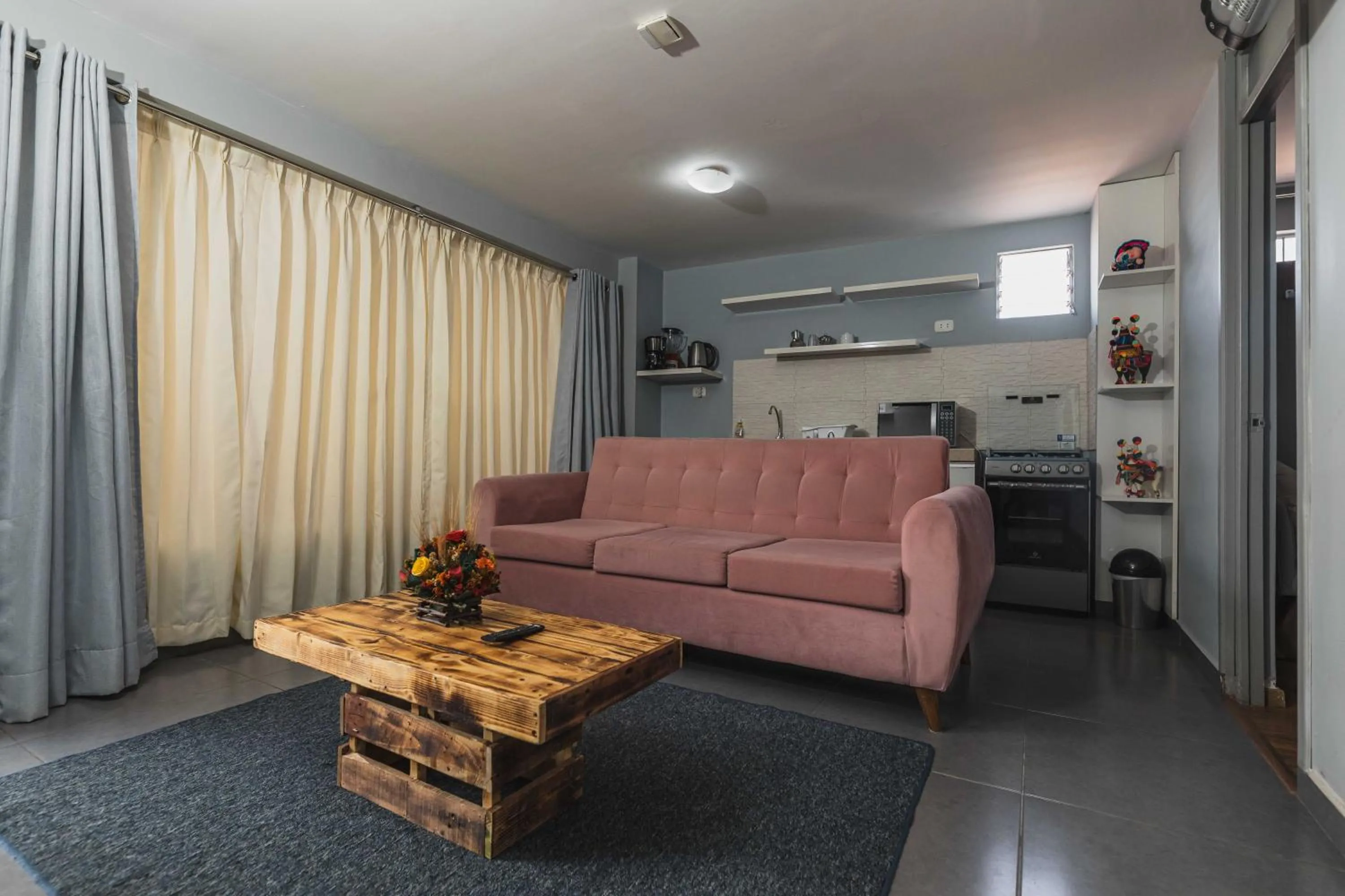 Living room in San Pedro Apartments
