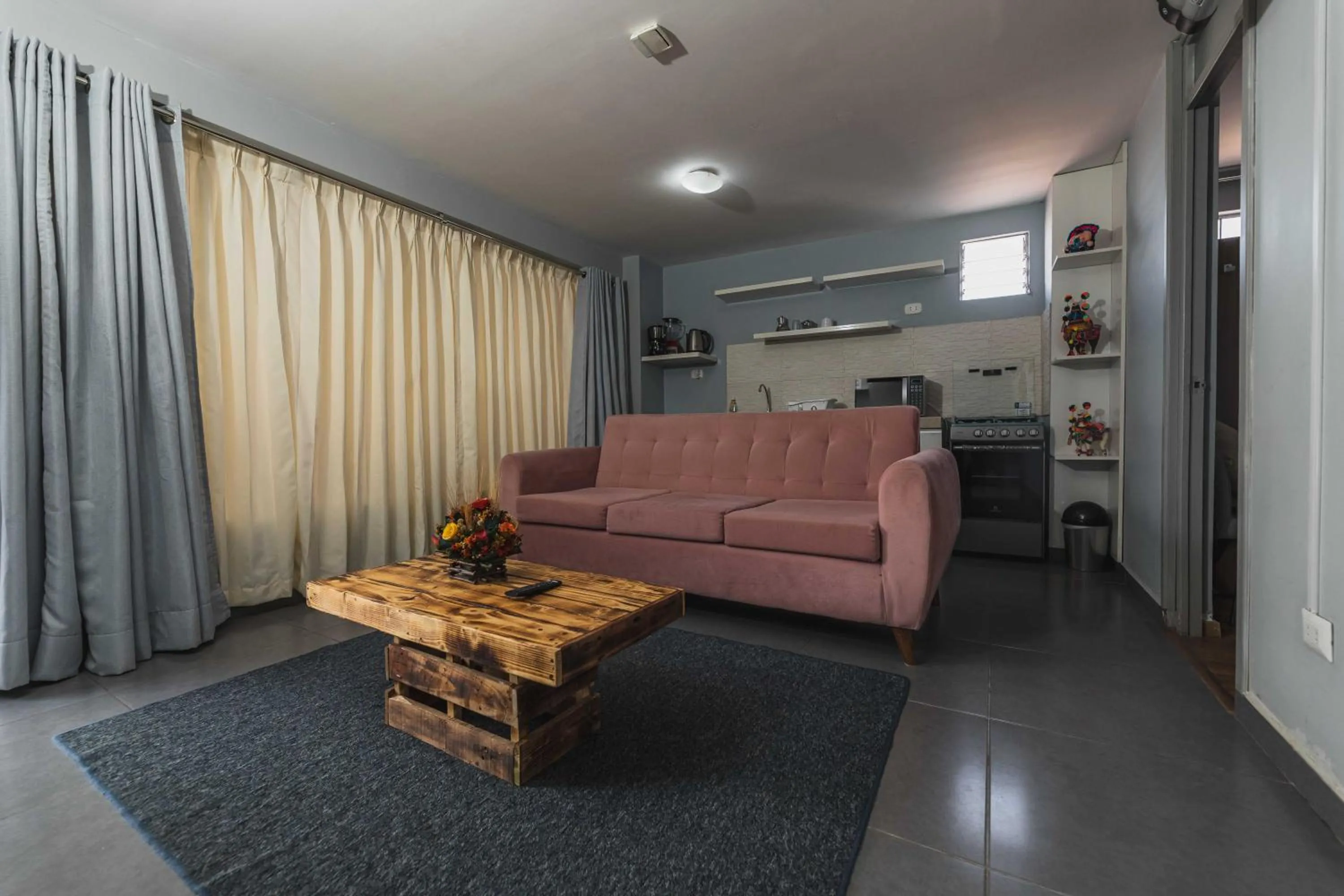 Living room in San Pedro Apartments
