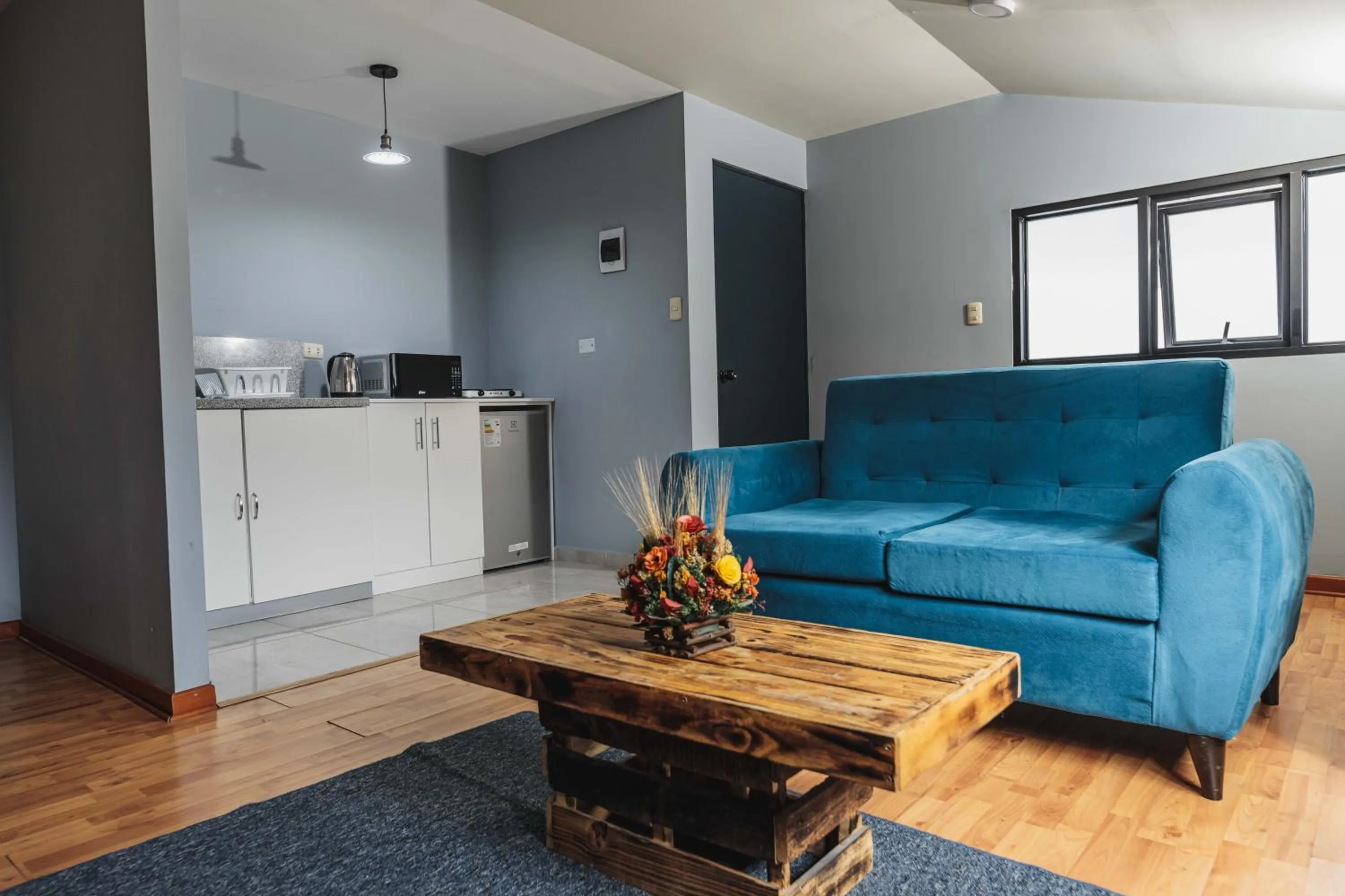 Living room in San Pedro Apartments